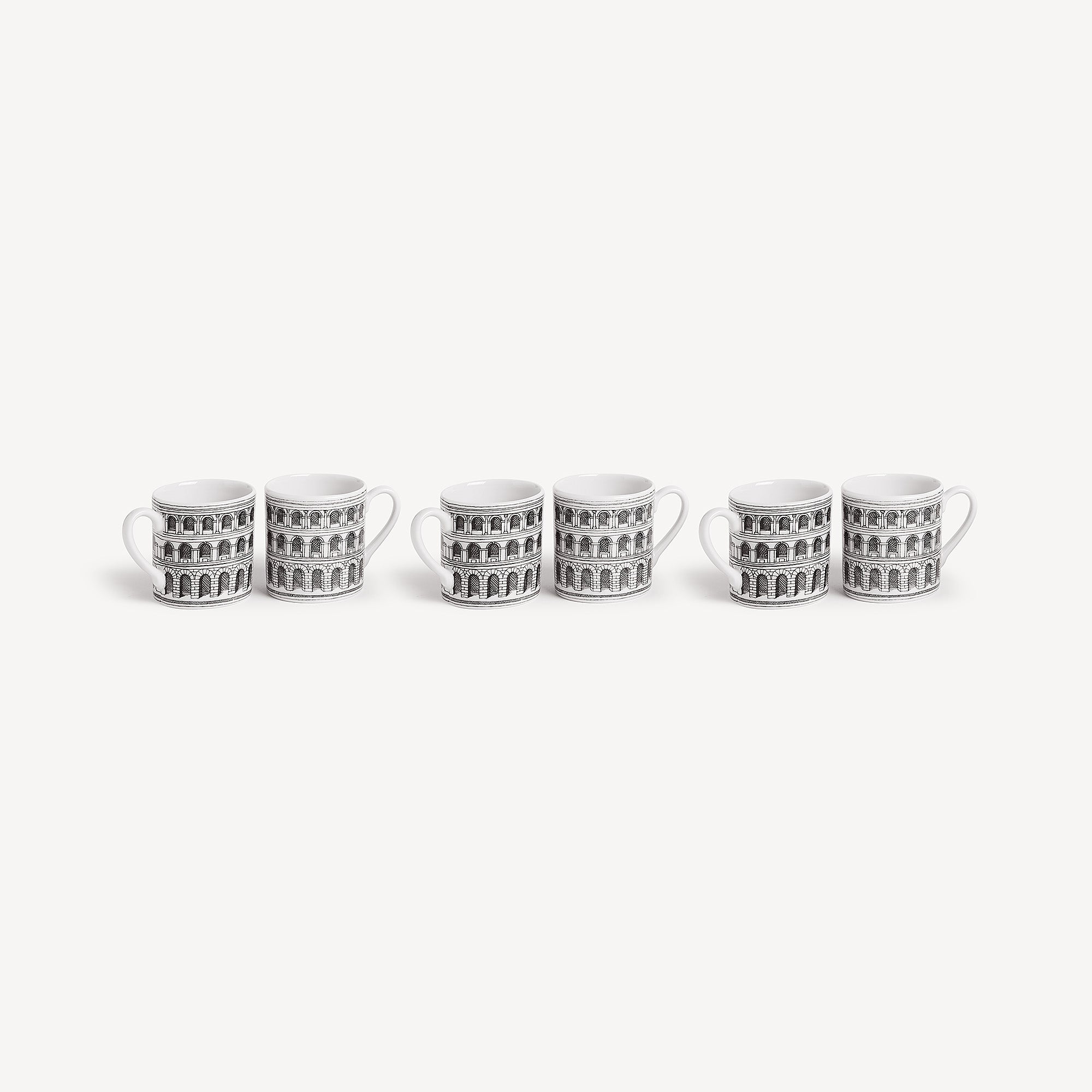 fornasetti-architettura-espressotassen-6er-set-porzellan image 2