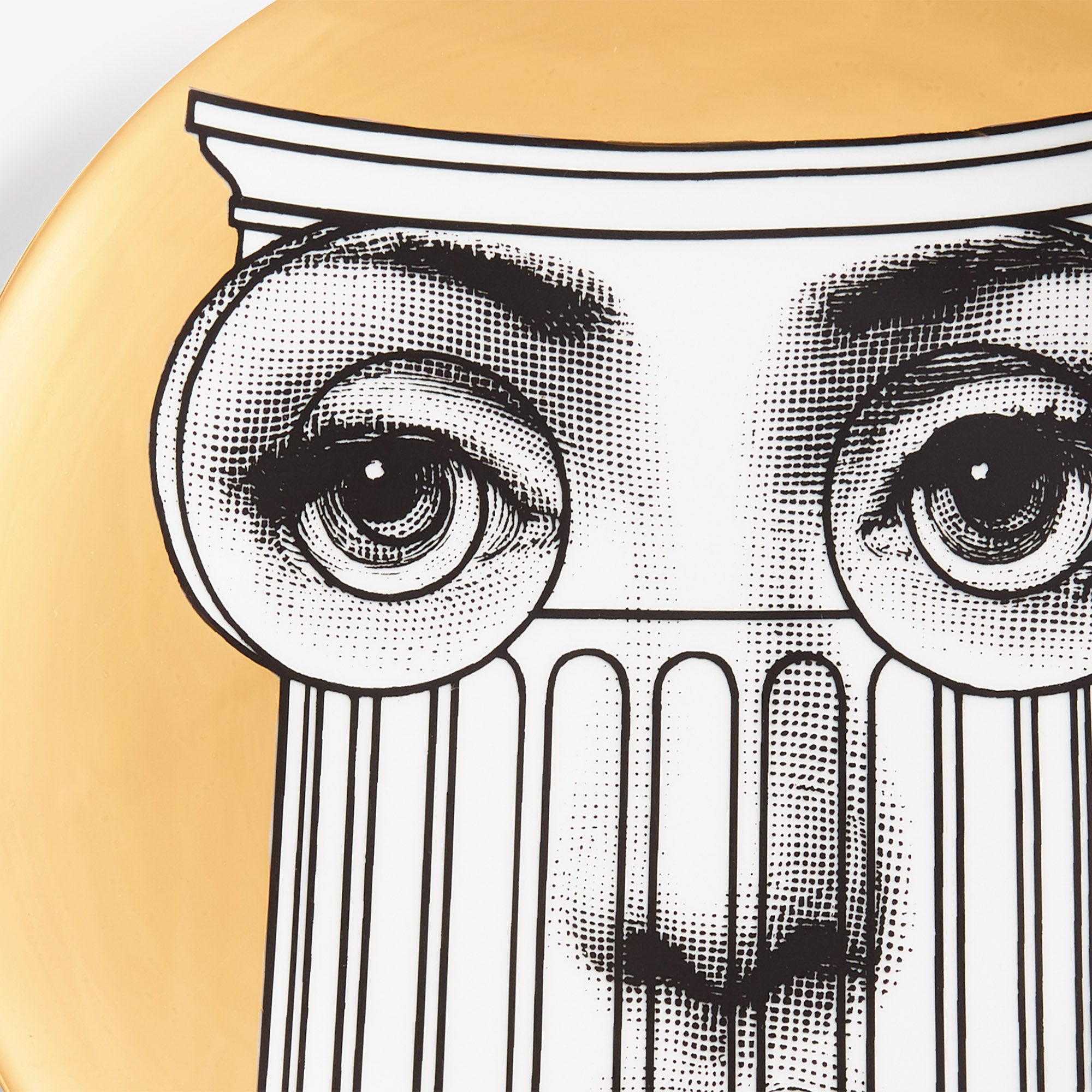 atelier-fornasetti-tema-e-variazioni-wandteller-nr-278-porzellan-gold image 4