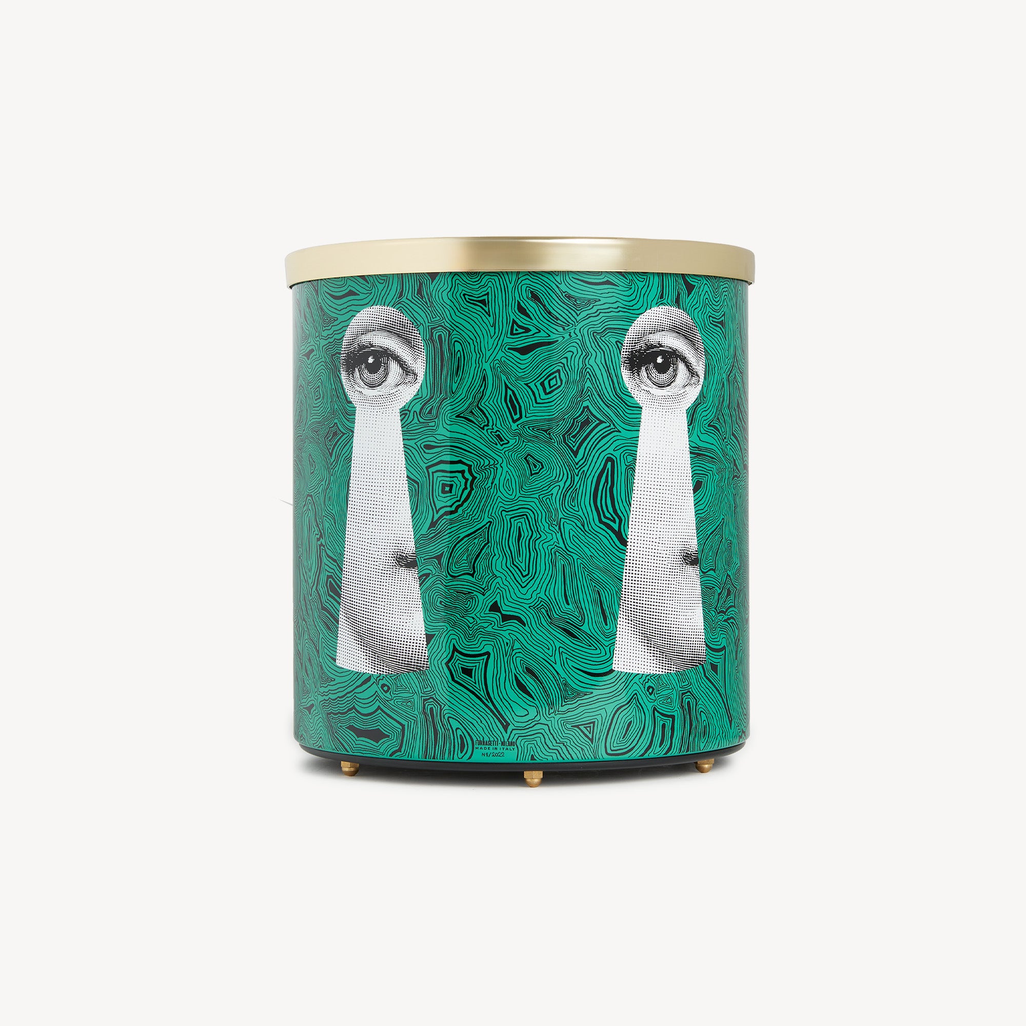 fornasetti-serratura-malachit-papierkorb-gr-n-lina-cavalieri image 2