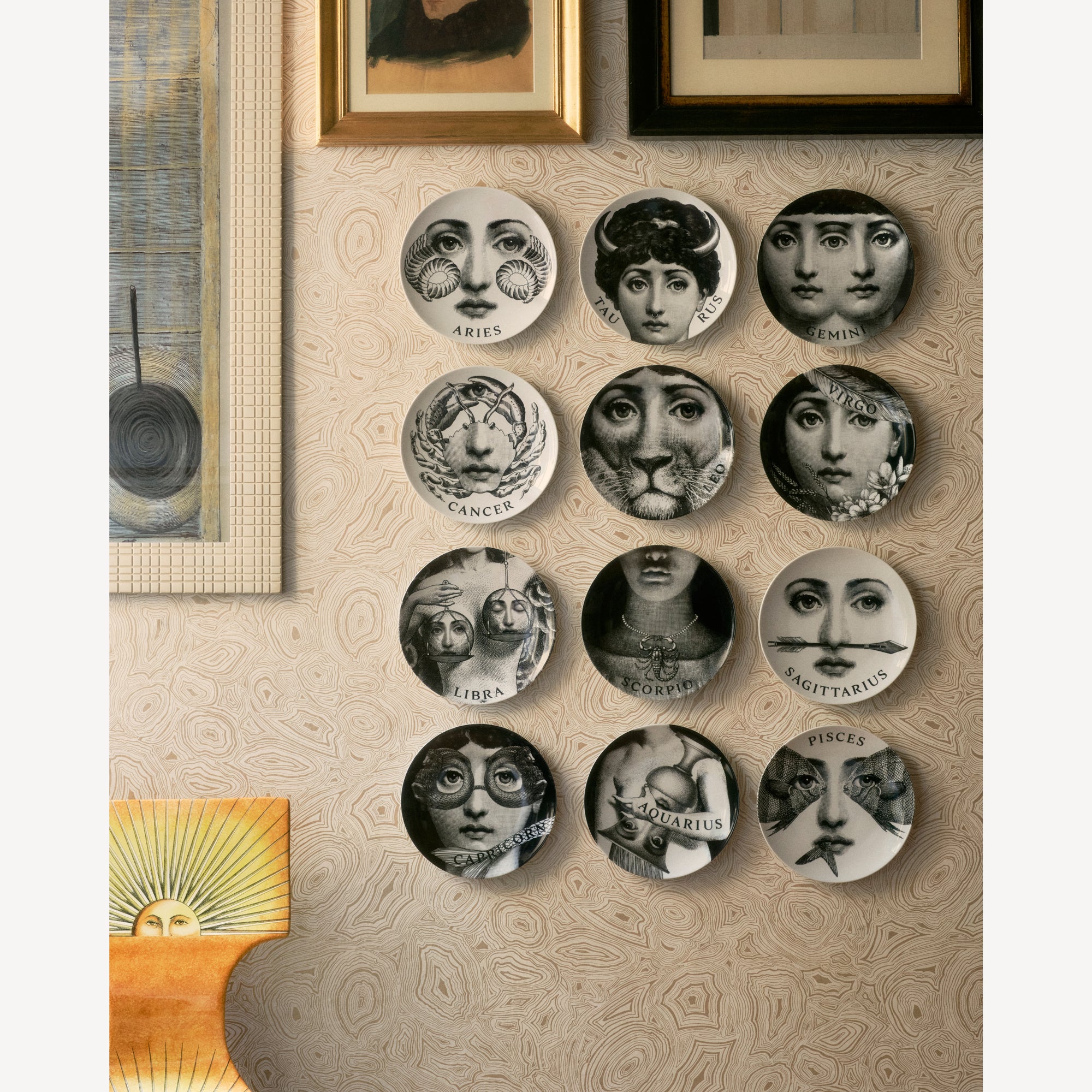 fornasetti-zodiaco-tema-variazioni-wandteller-12er-set image 5