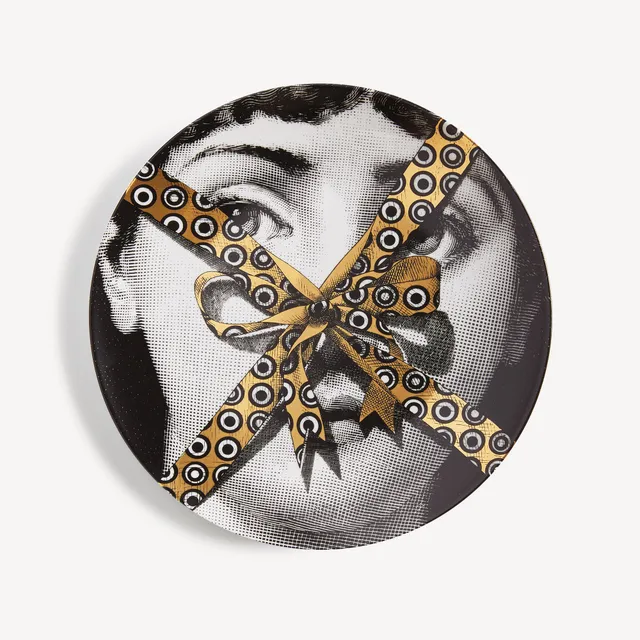 fornasetti-tema-e-variazioni-n-379-wandteller-gold-porzellan image 1