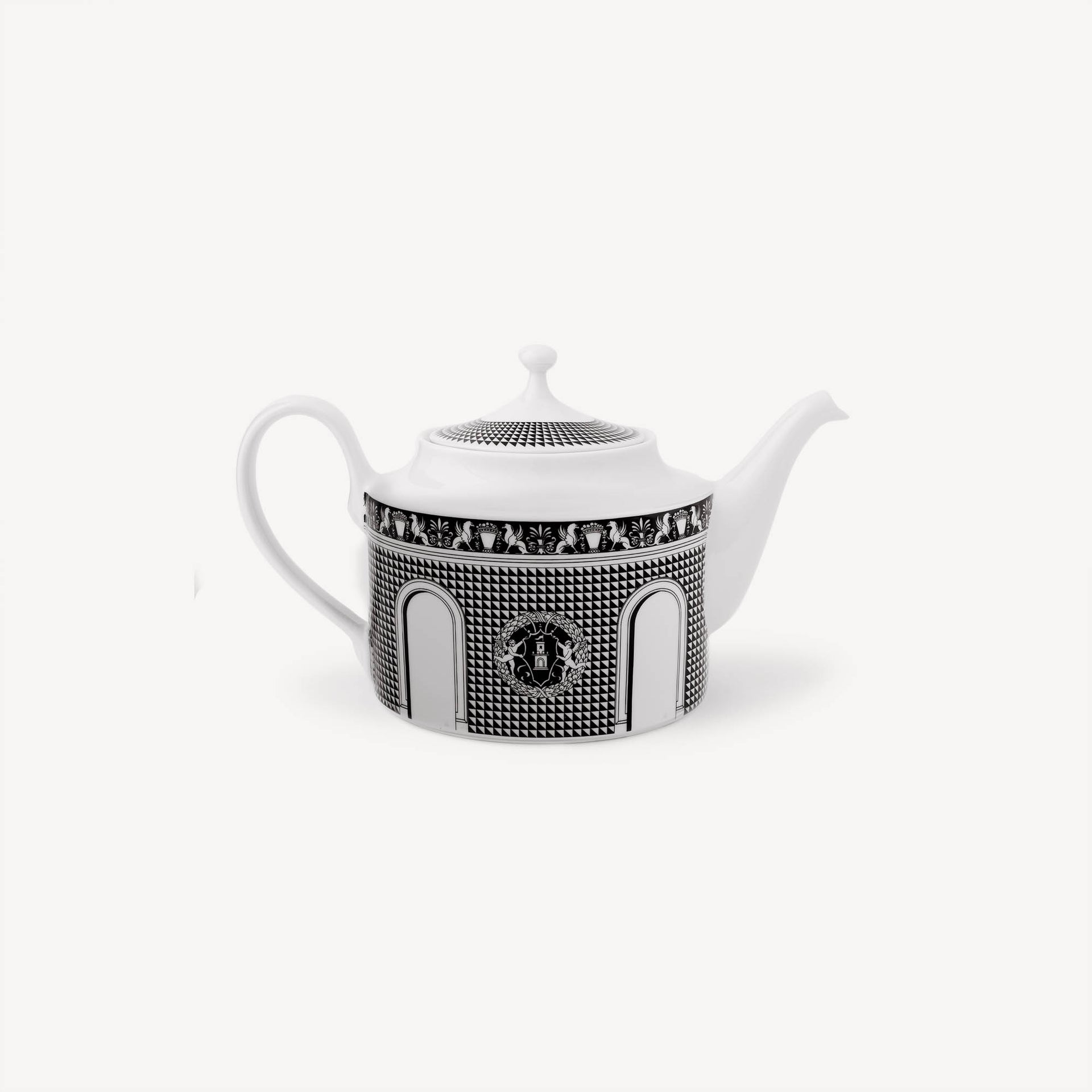 atelier-fornasetti-facciata-quattrocentesca-teekanne-porzellan image 1
