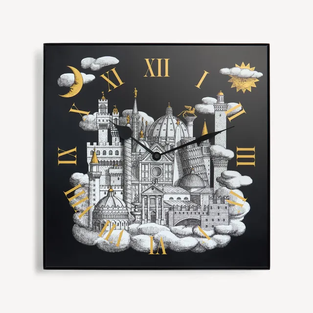 atelier-fornasetti-italia-che-vola-wanduhr-metall image 1