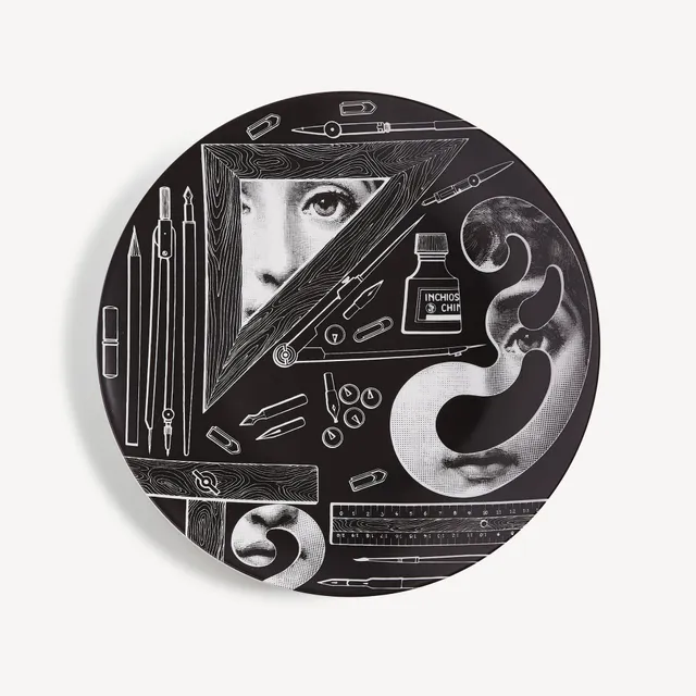 atelier-fornasetti-tema-e-variazioni-wandteller-n-391-porzellan image 1