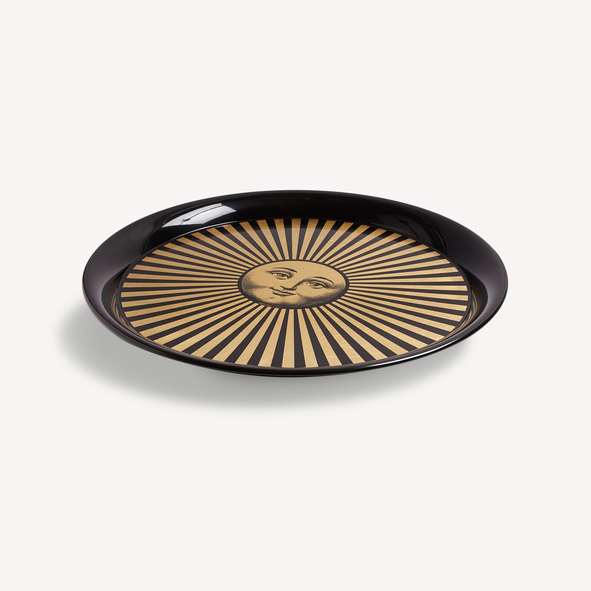 fornasetti-sole-raggiante-tablett-rund-sonne-gold image 2