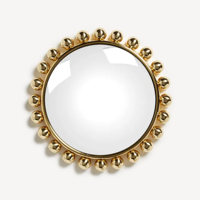 atelier-fornasetti-collier-spiegel-messing-konvex-rund image 1