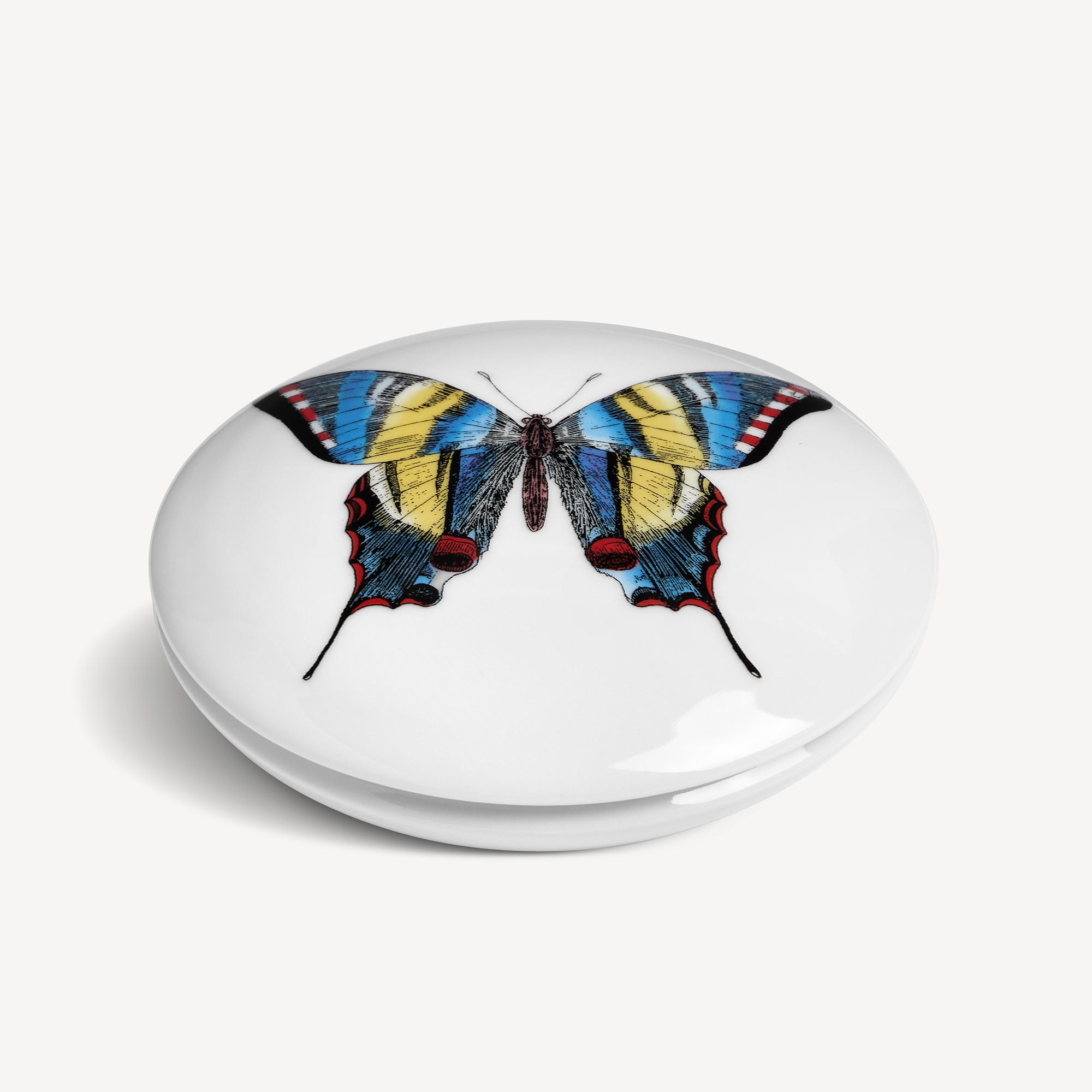 atelier-fornasetti-farfalle-round-box-porzellandose-schmetterling image 2
