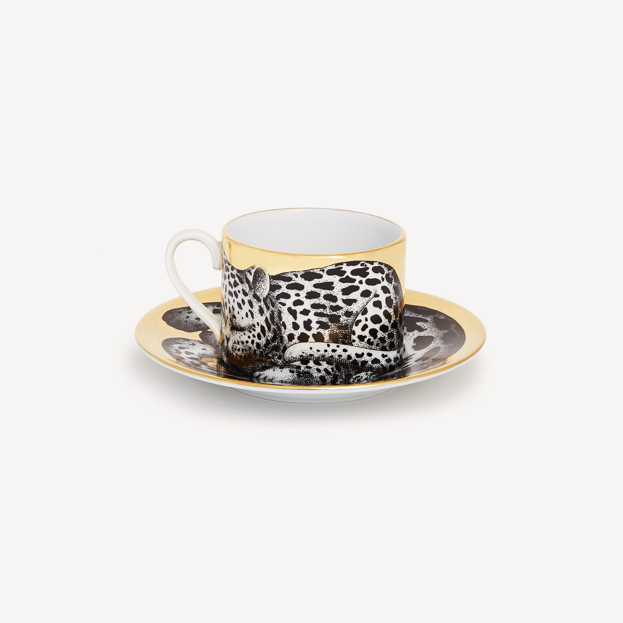 fornasetti-high-fidelity-teetasse-leopardato-katze-gold image 1