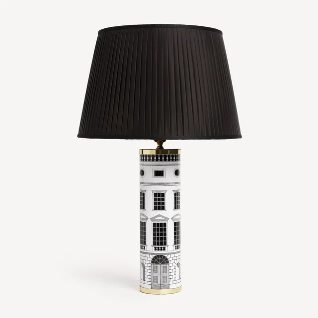 fornasetti-lampenschirm-konisch-plissiert-stoff-2 image 1