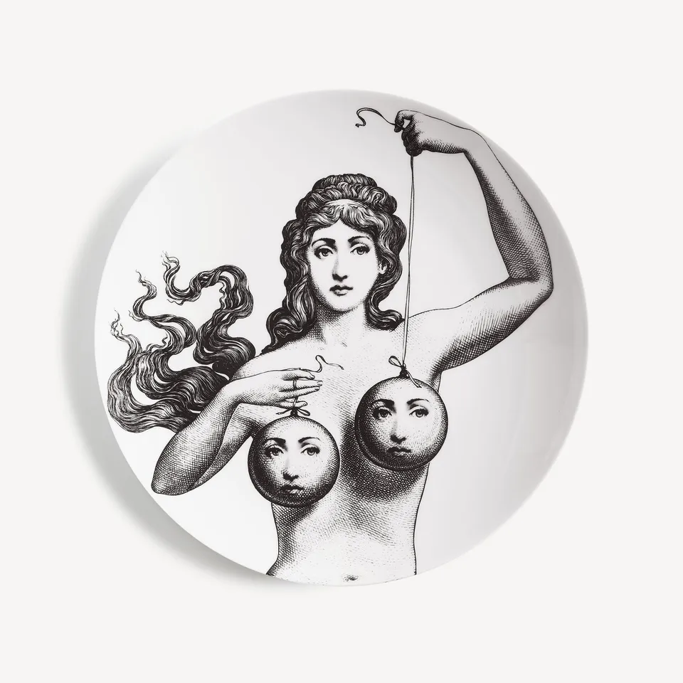 fornasetti-tema-e-variazioni-wandteller-nr-182-porzellan image 1