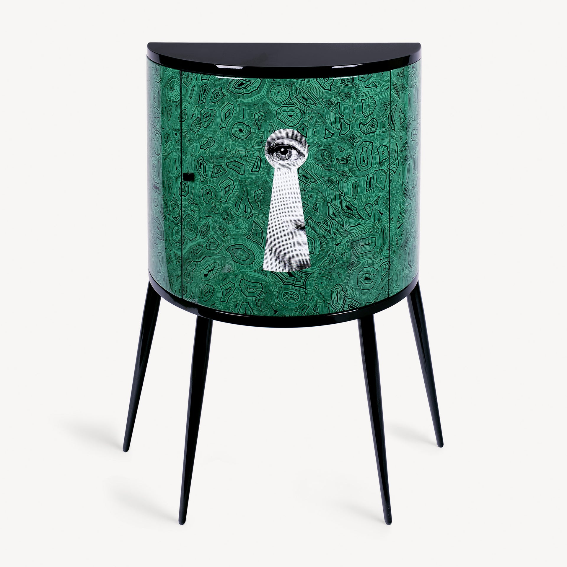 fornasetti-serratura-malachite-konsole-aus-holz-gr-n image 1