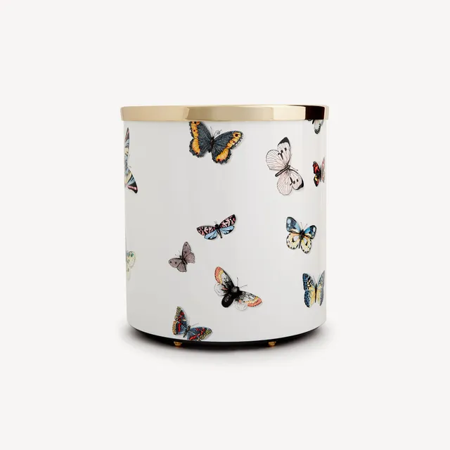 atelier-fornasetti-farfalle-papierkorb-metall-schmetterlinge image 1