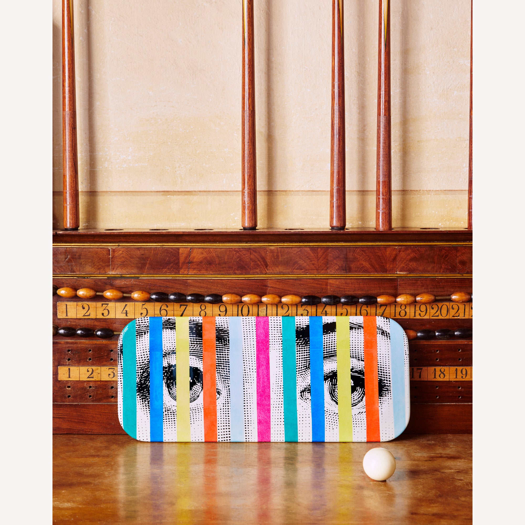 atelier-fornasetti-face-stripes-tablett-deko-rechteckig image 5