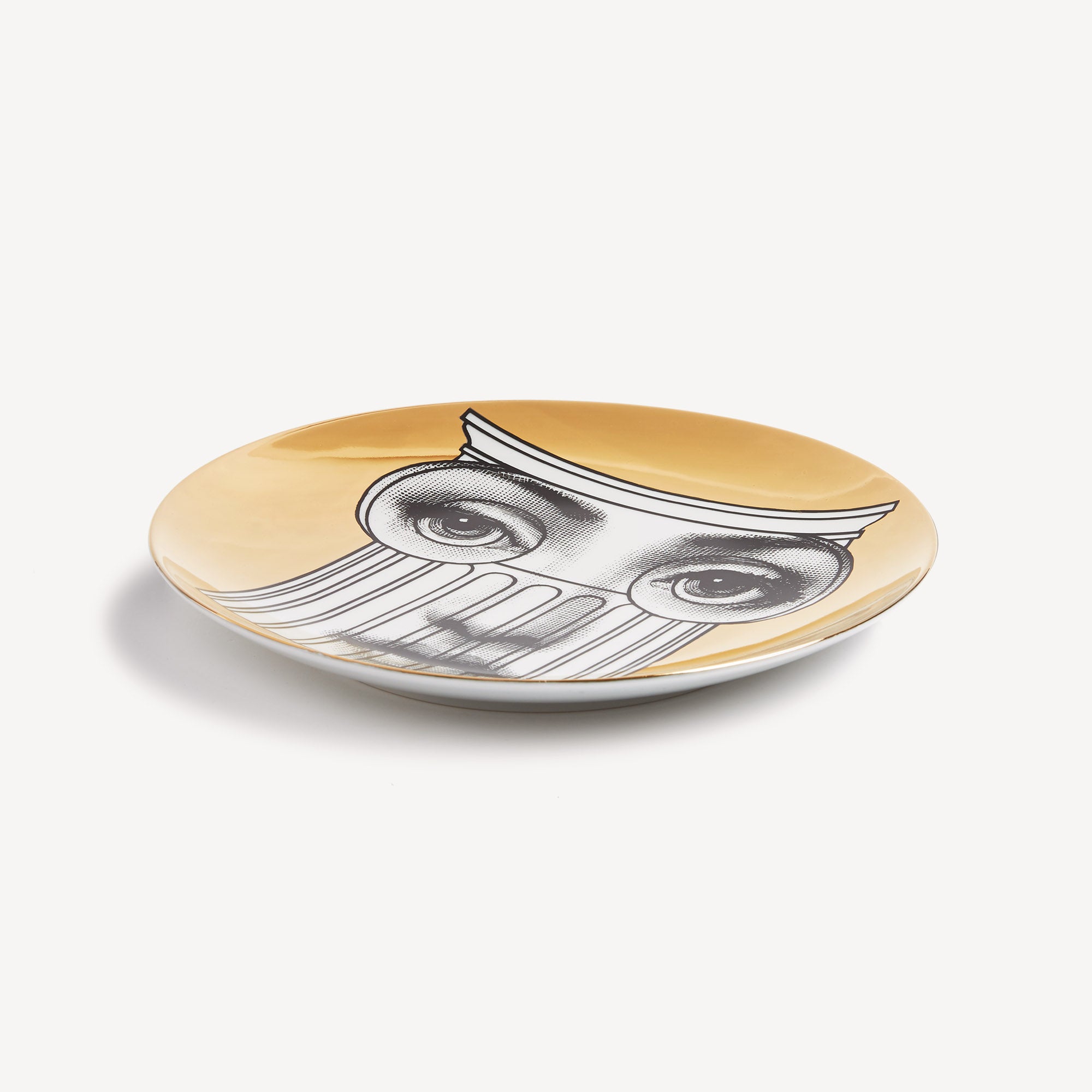 atelier-fornasetti-tema-e-variazioni-wandteller-nr-278-porzellan-gold image 2