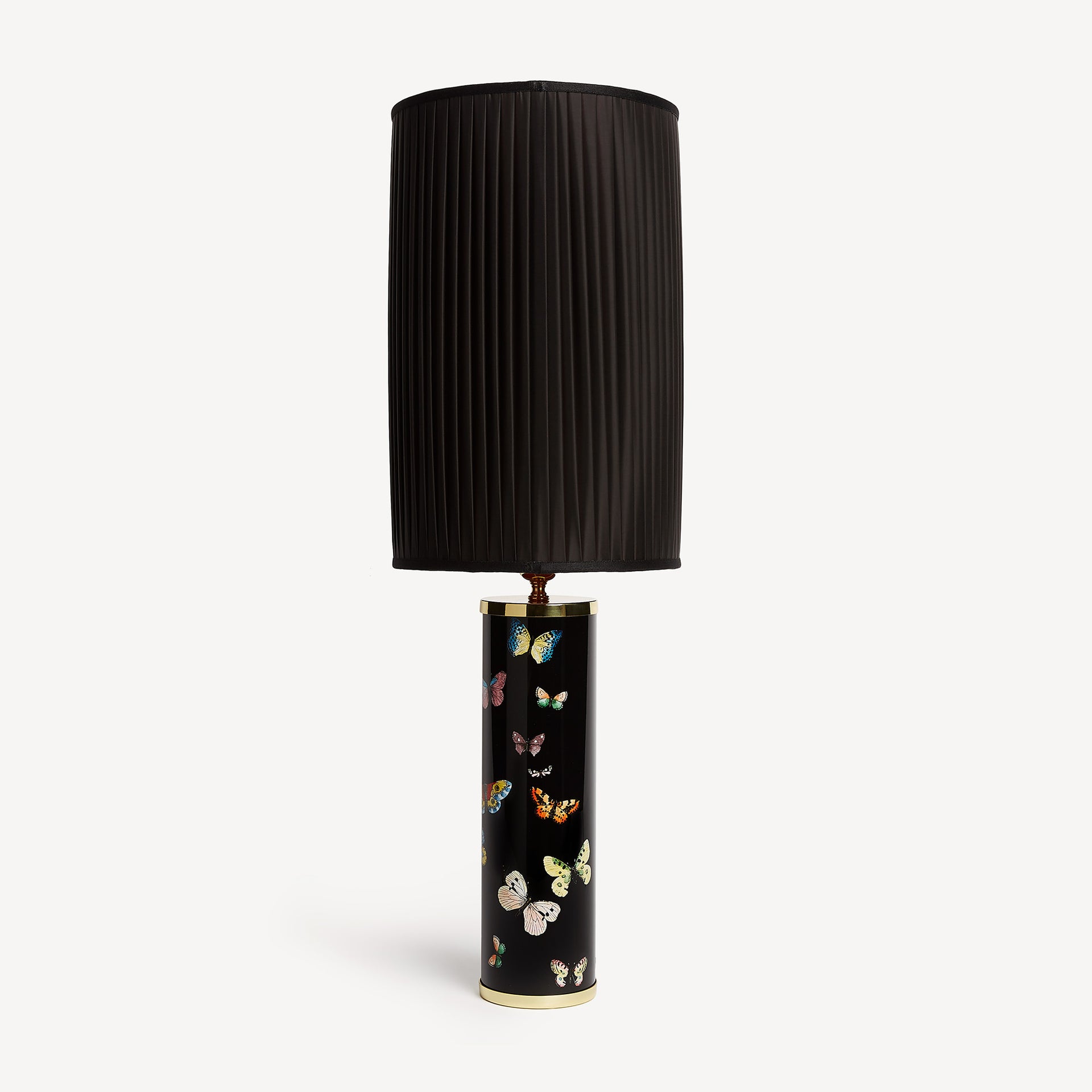 fornasetti-lampenschirm-zylindrisch-plissiert-stoff-4 image 1