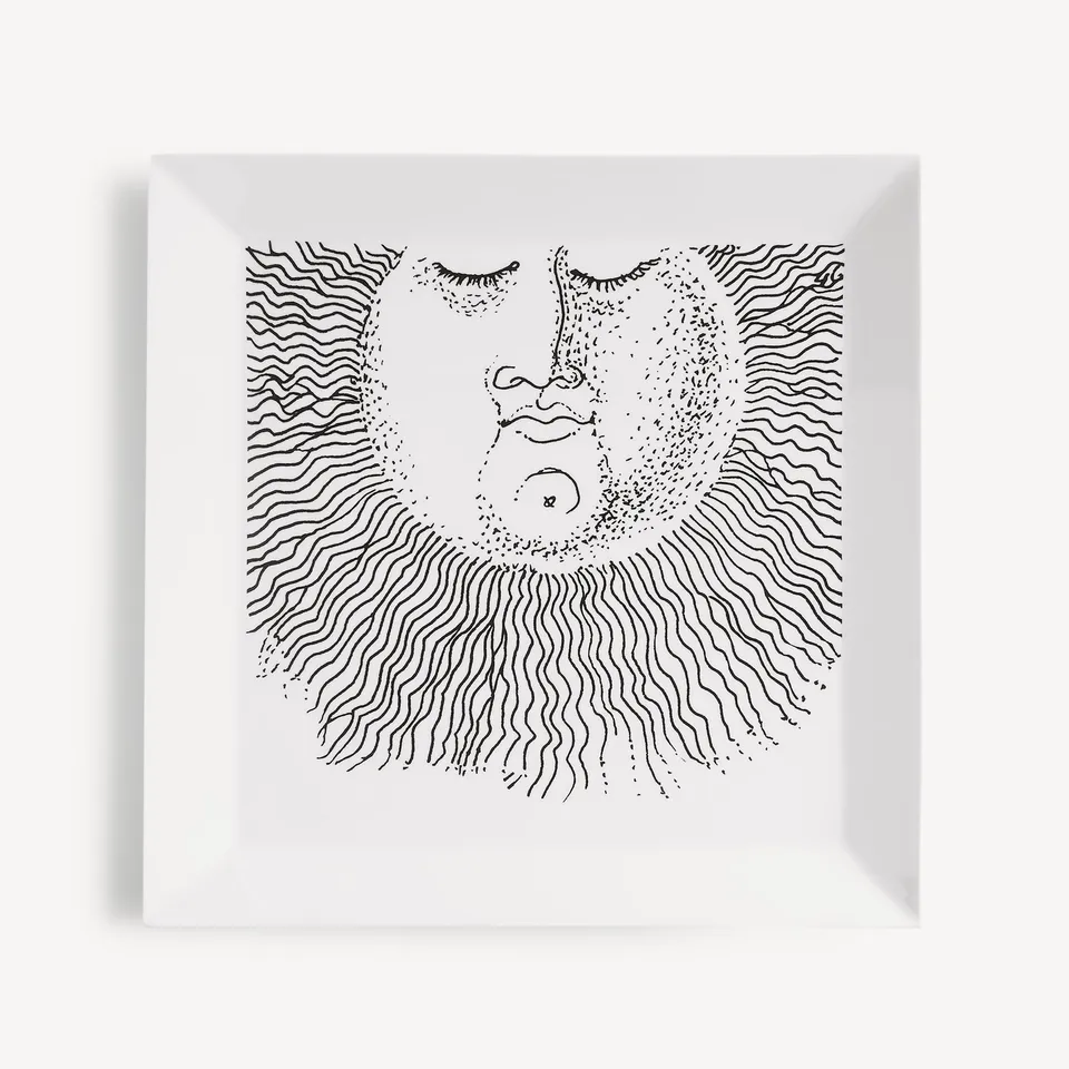 fornasetti-solitario-tablett-porzellan-sonne-handbemalt image 1