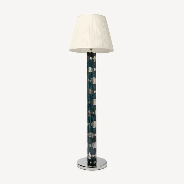 atelier-fornasetti-lampenschirm-konisch-plissee-stoff-2 image 1