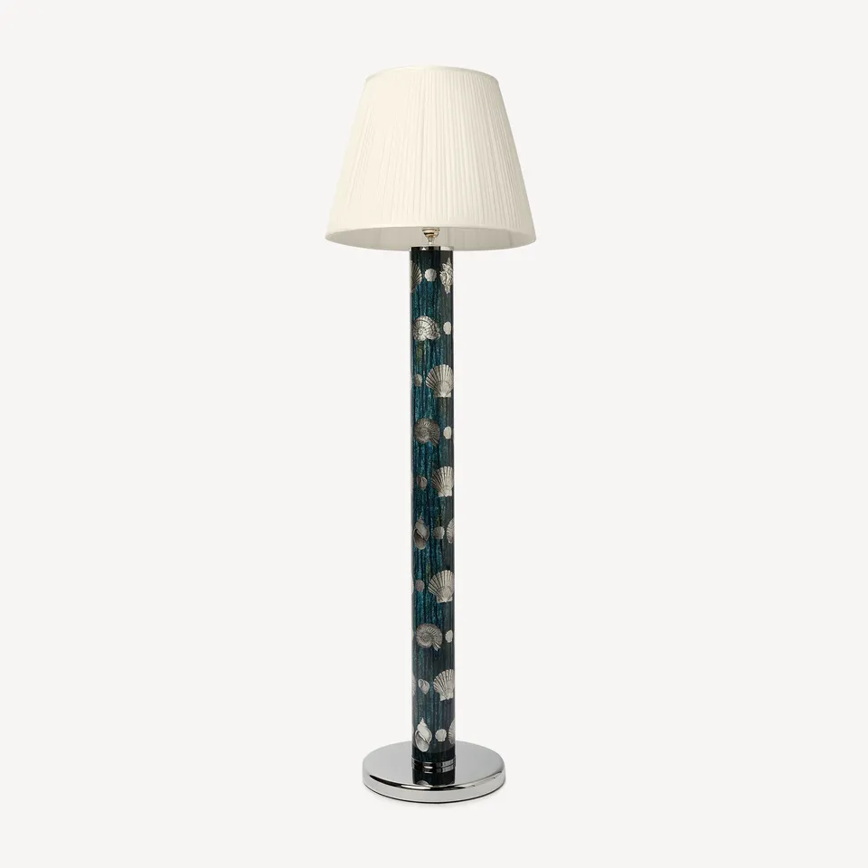 atelier-fornasetti-lampenschirm-konisch-plissee-stoff-2 image 1