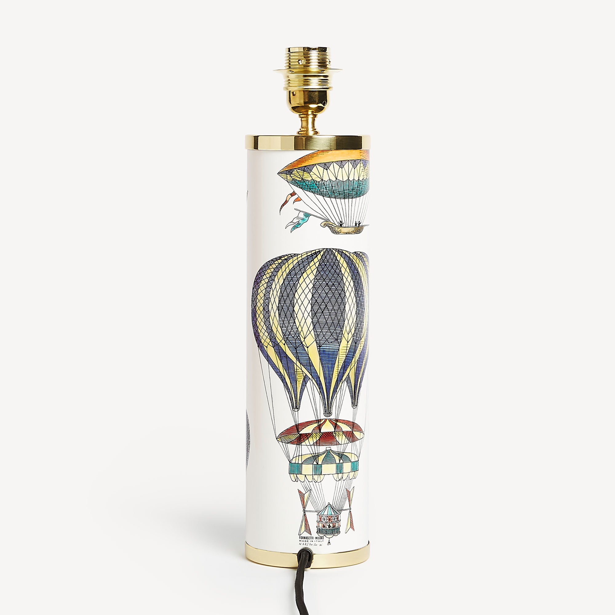 atelier-fornasetti-palloni-lampenfu-ballons-zylindrisch-metall image 2