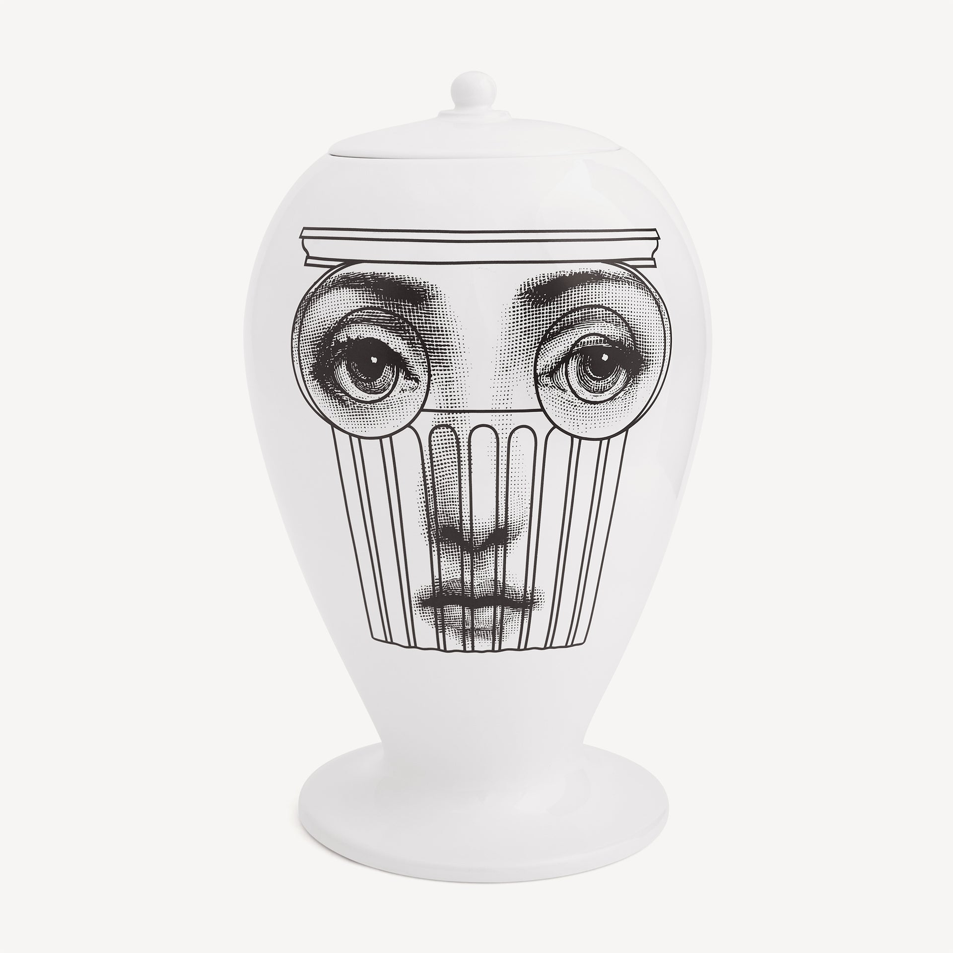 fornasetti-tema-e-variazioni-capitello-vase-keramik-gesicht image 1