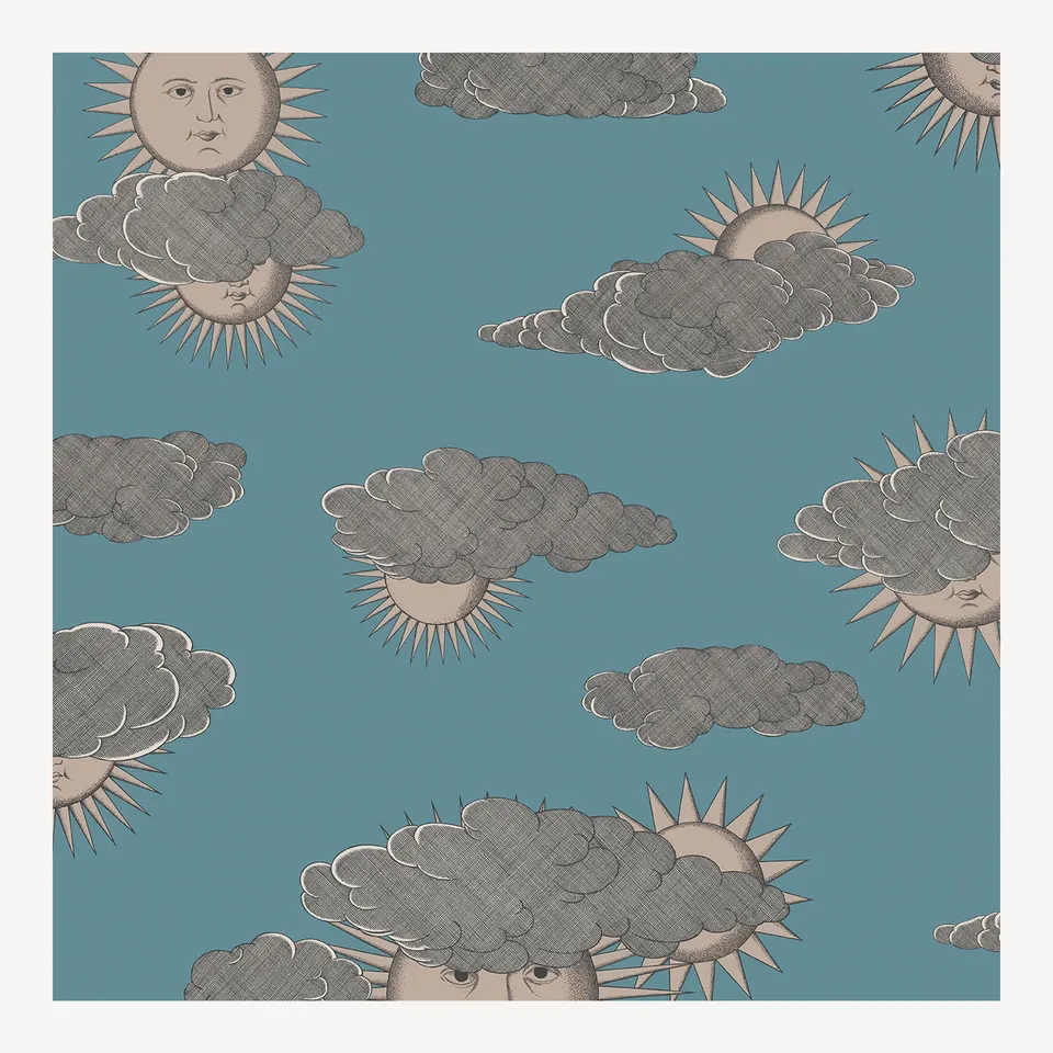 atelier-fornasetti-soli-e-nuvole-tapete-sole-di-capri-52cm-x-10m image 1