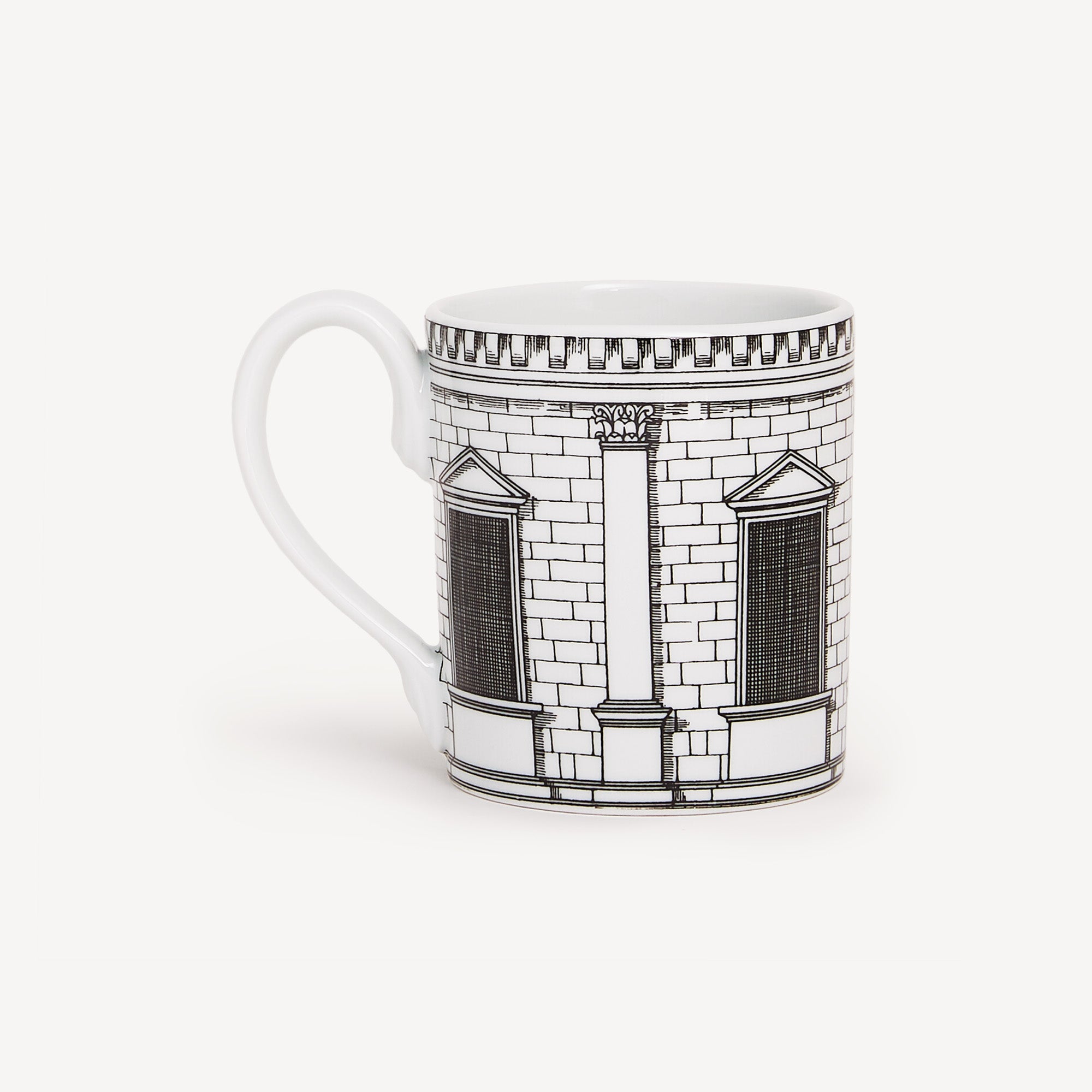 atelier-fornasetti-architettura-mug-porzellantasse-handdekoriert image 1