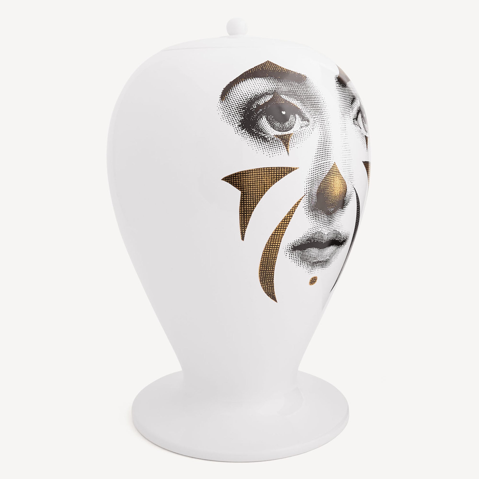fornasetti-tema-e-variazioni-clown-maxi-vase-keramik-gesicht image 2
