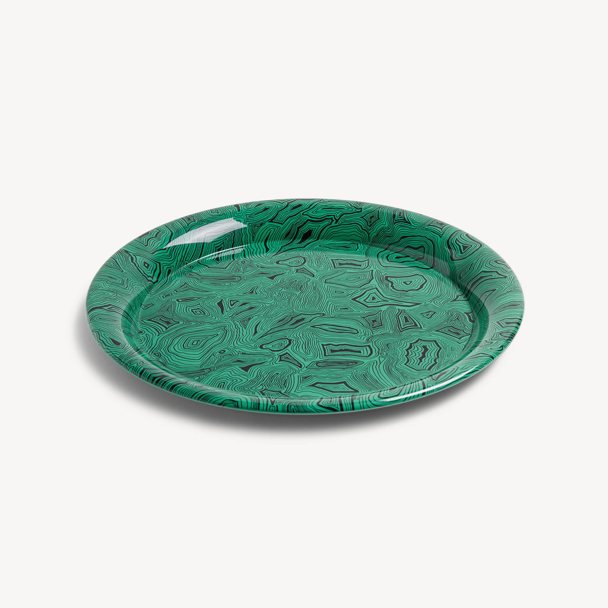 fornasetti-malachite-tablett-rund-gr-n-marmor-optik image 2