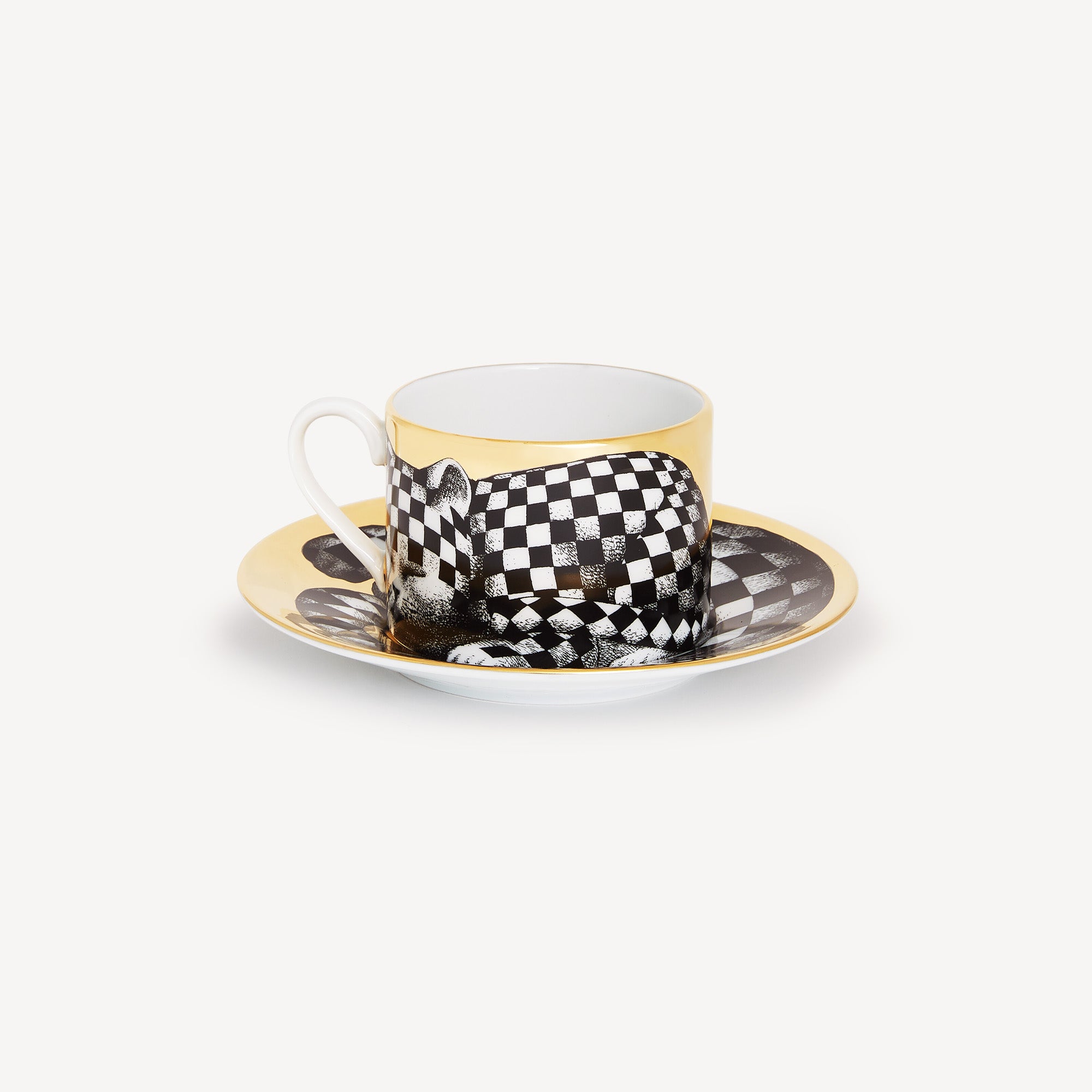 fornasetti-high-fidelity-quadrettato-teetasse-porzellan-gold image 1
