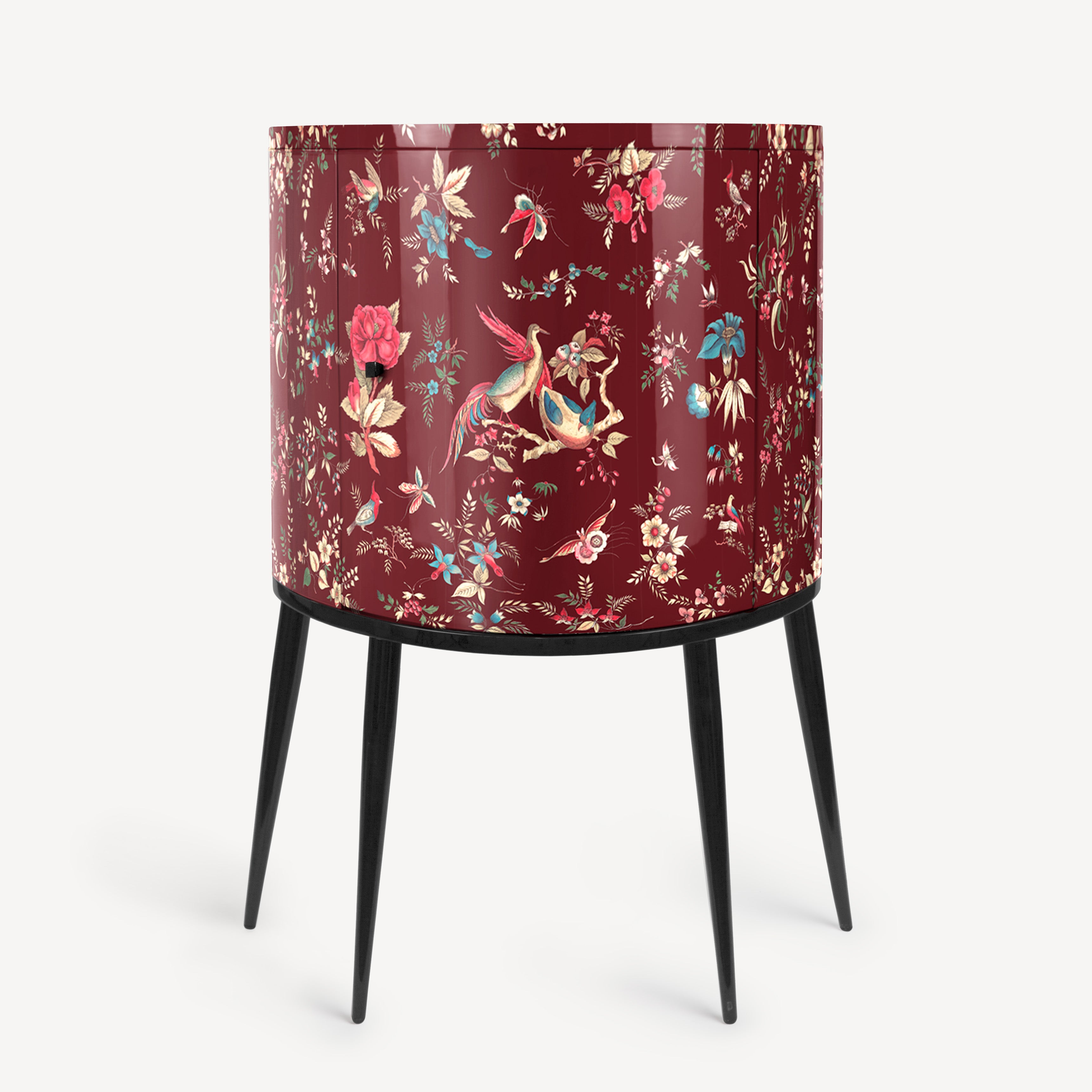 atelier-fornasetti-coromandel-konsole-holz-glasplatte image 1