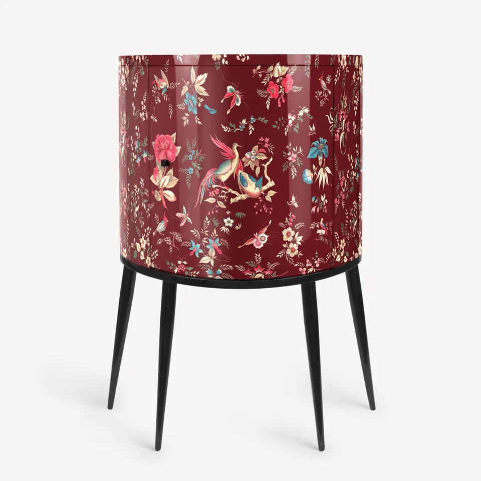 atelier-fornasetti-coromandel-konsole-holz-glasplatte image 1