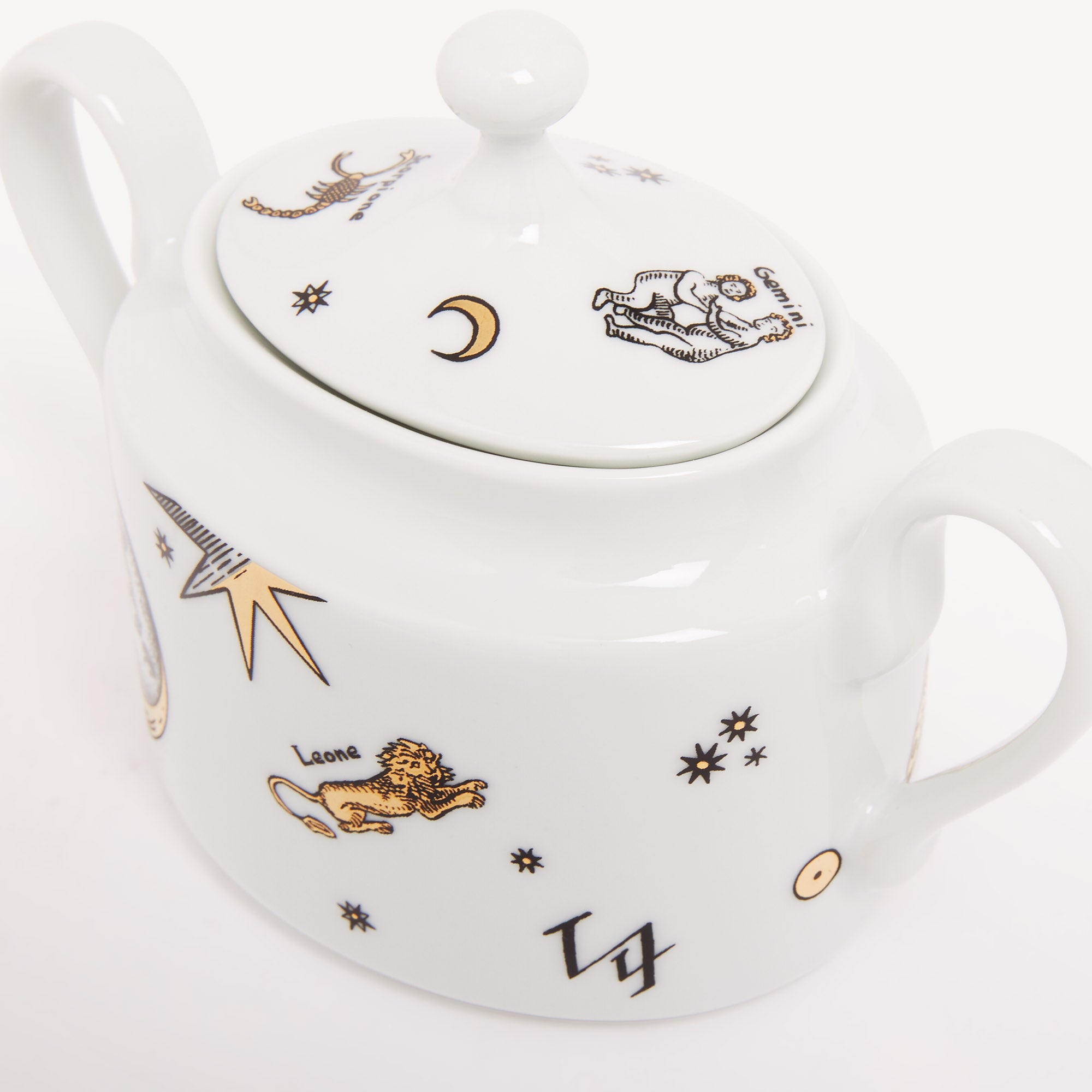 fornasetti-astronomici-zuckerdose-porzellan-sternzeichen-gold image 4