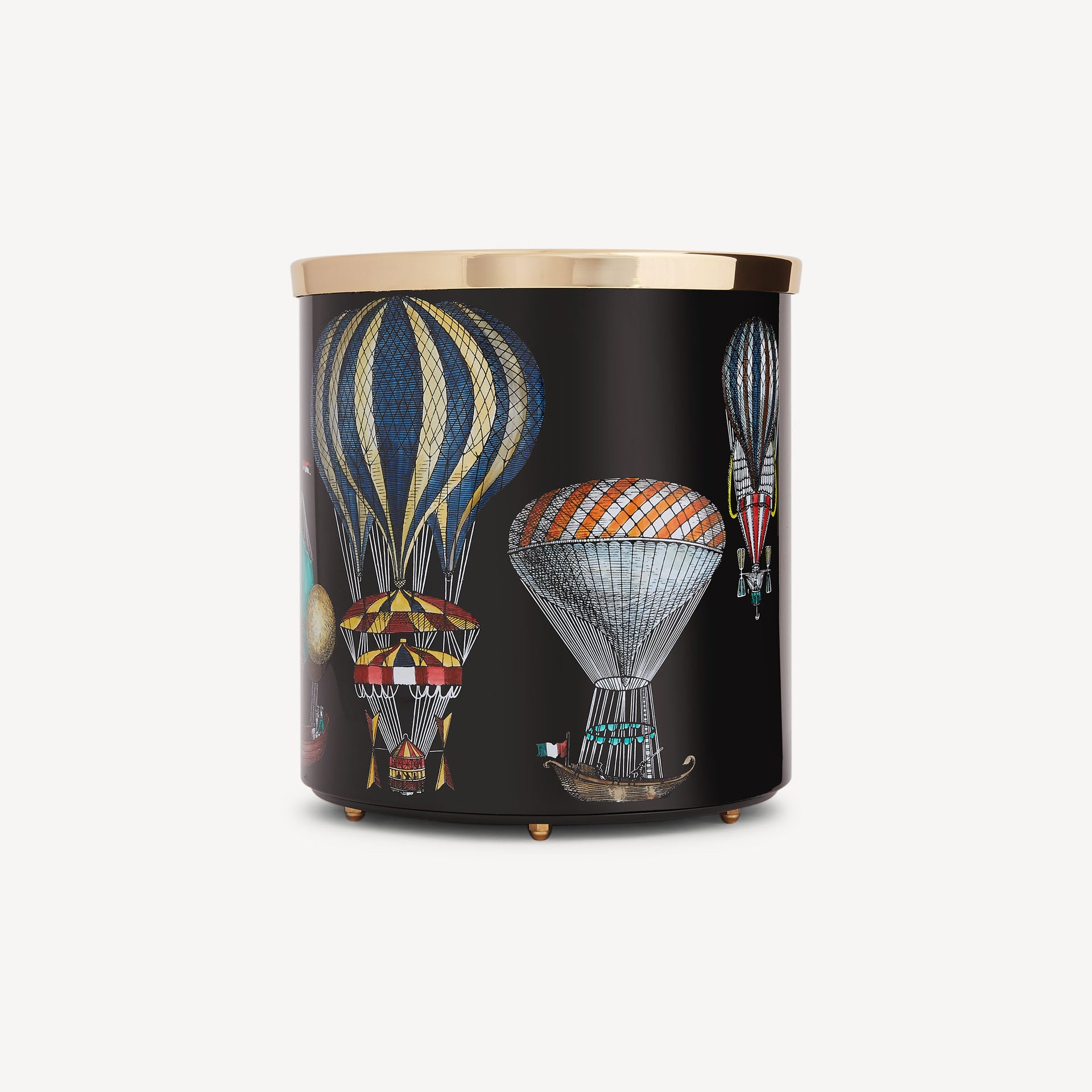 atelier-fornasetti-papierkorb-palloni-metall-messingrand-beh-lter image 1