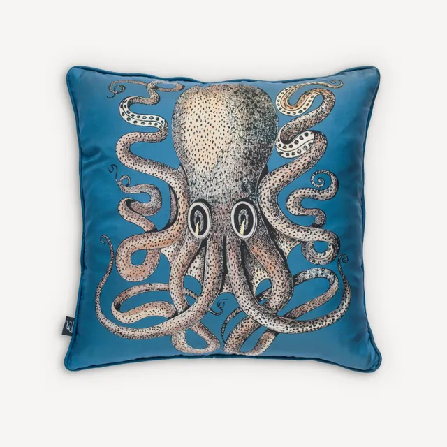 atelier-fornasetti-polipo-kissen-oktopus-seide-abziehbar image 1