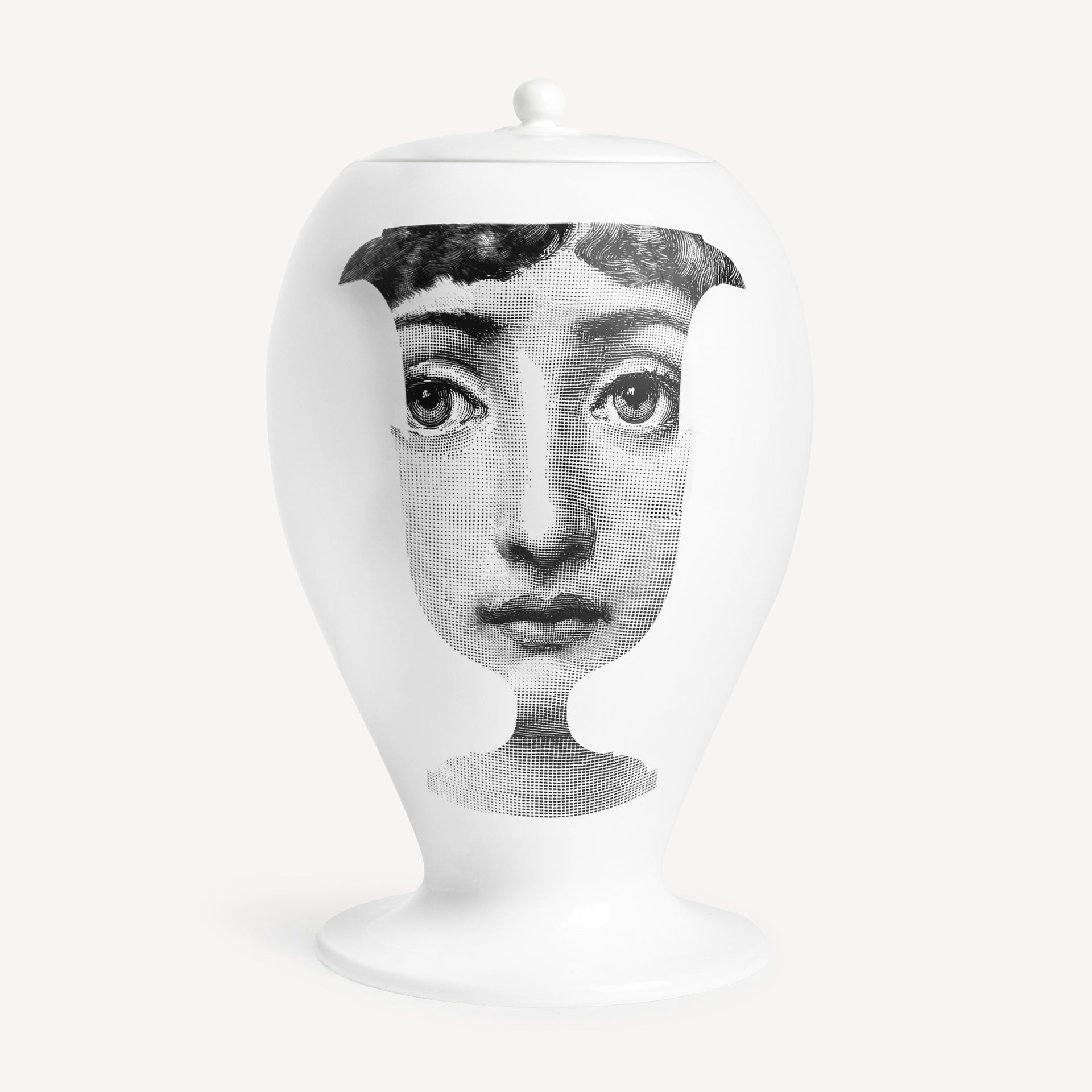 fornasetti-sagome-di-vasi-vase-keramik-schwarz-wei image 1