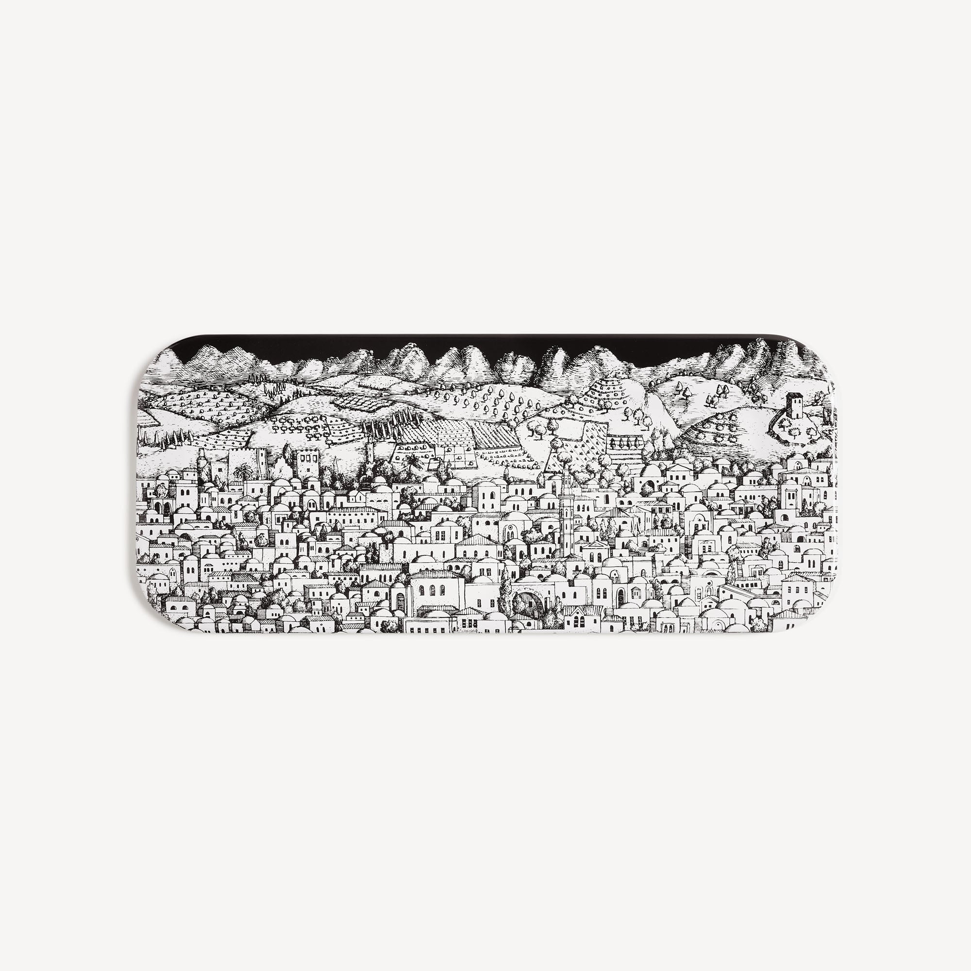 atelier-fornasetti-gerusalemme-tablett-porzellan-handbemalt image 1