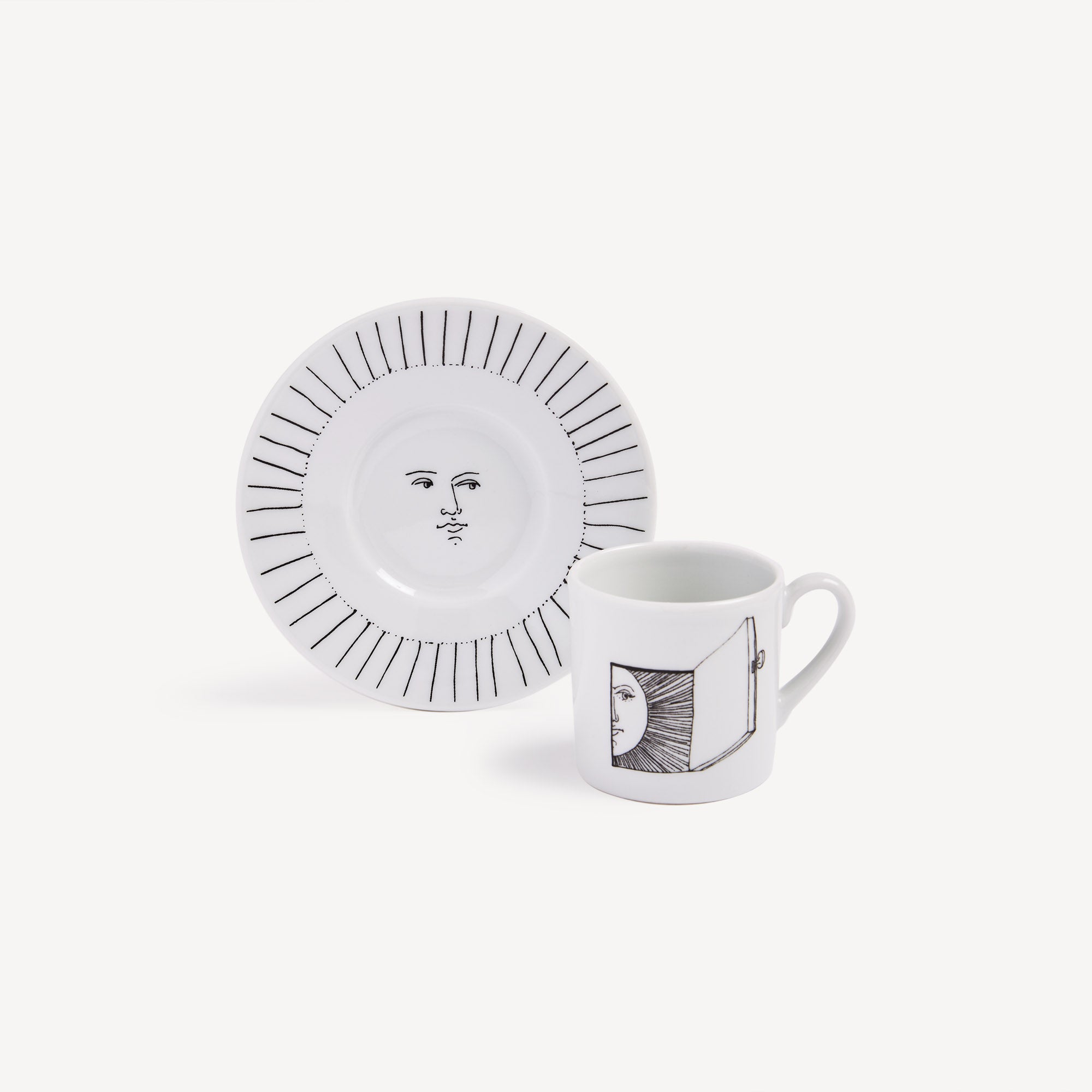 atelier-fornasetti-solitario-kaffeetasse-sonne-porzellan image 4