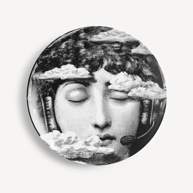 atelier-fornasetti-tema-e-variazioni-n-402-wandteller-porzellan image 1