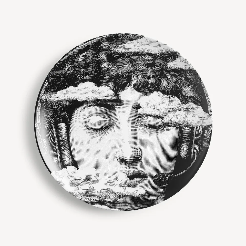 atelier-fornasetti-tema-e-variazioni-n-402-wandteller-porzellan image 1
