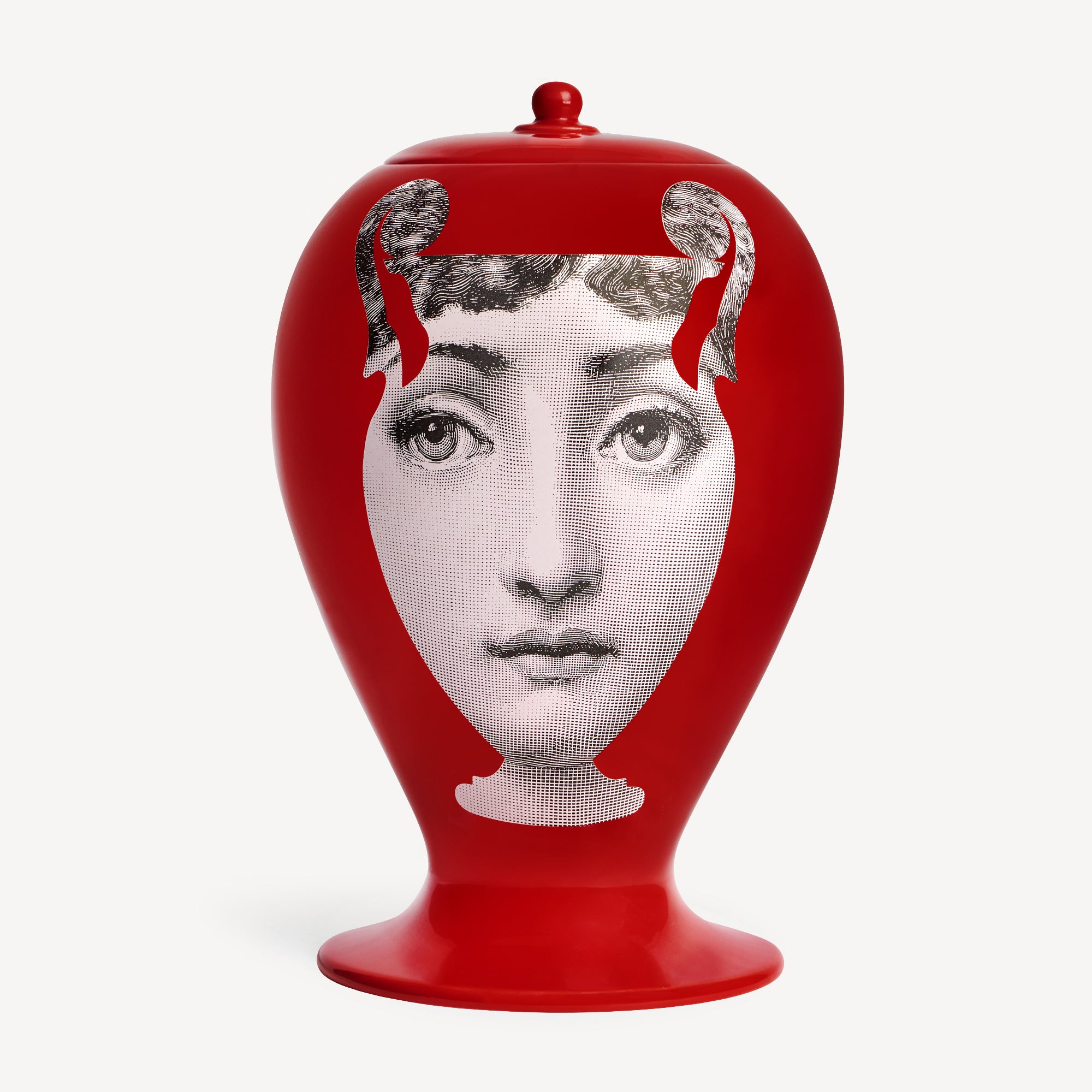 atelier-fornasetti-sagome-di-vasi-vase-keramik-rot-limitiert image 3