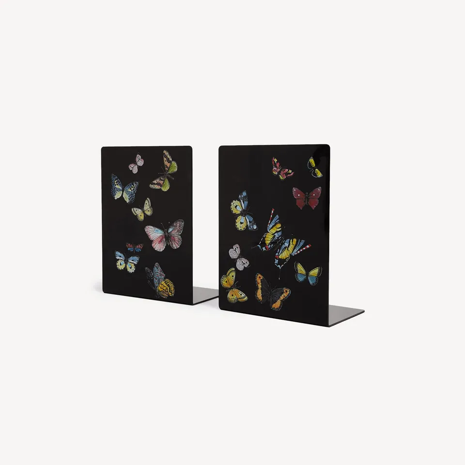 fornasetti-farfalle-buchst-tzen-paar-metall-schmetterling image 1