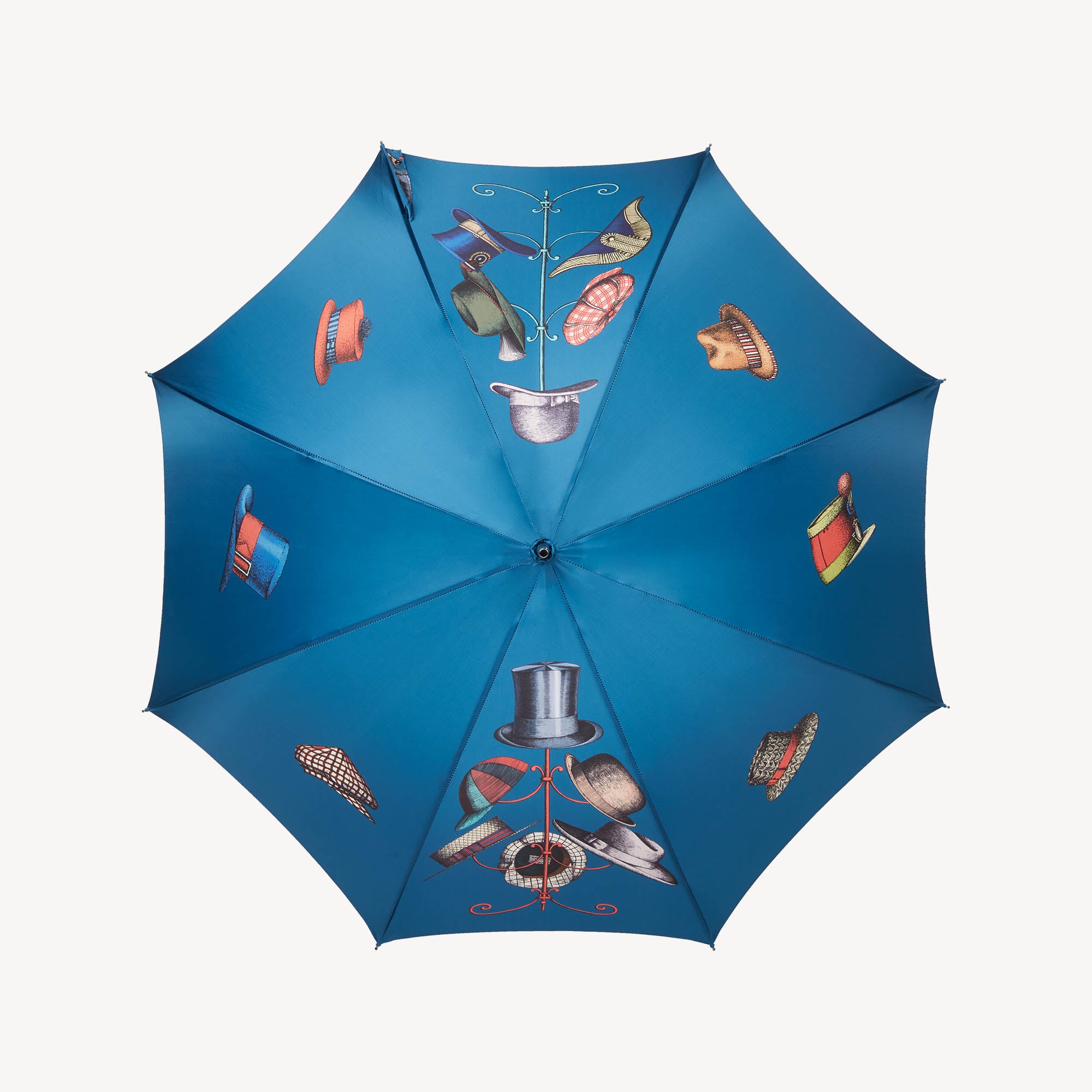 fornasetti-cappelli-classic-umbrella-regenschirm-h-te-holzgriff image 2