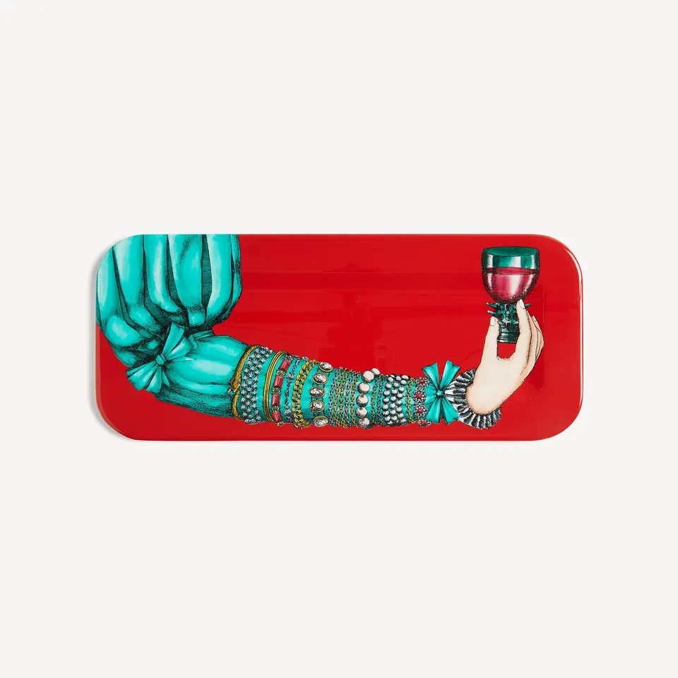 fornasetti-braccio-tablett-lackiert-mit-motiv image 1