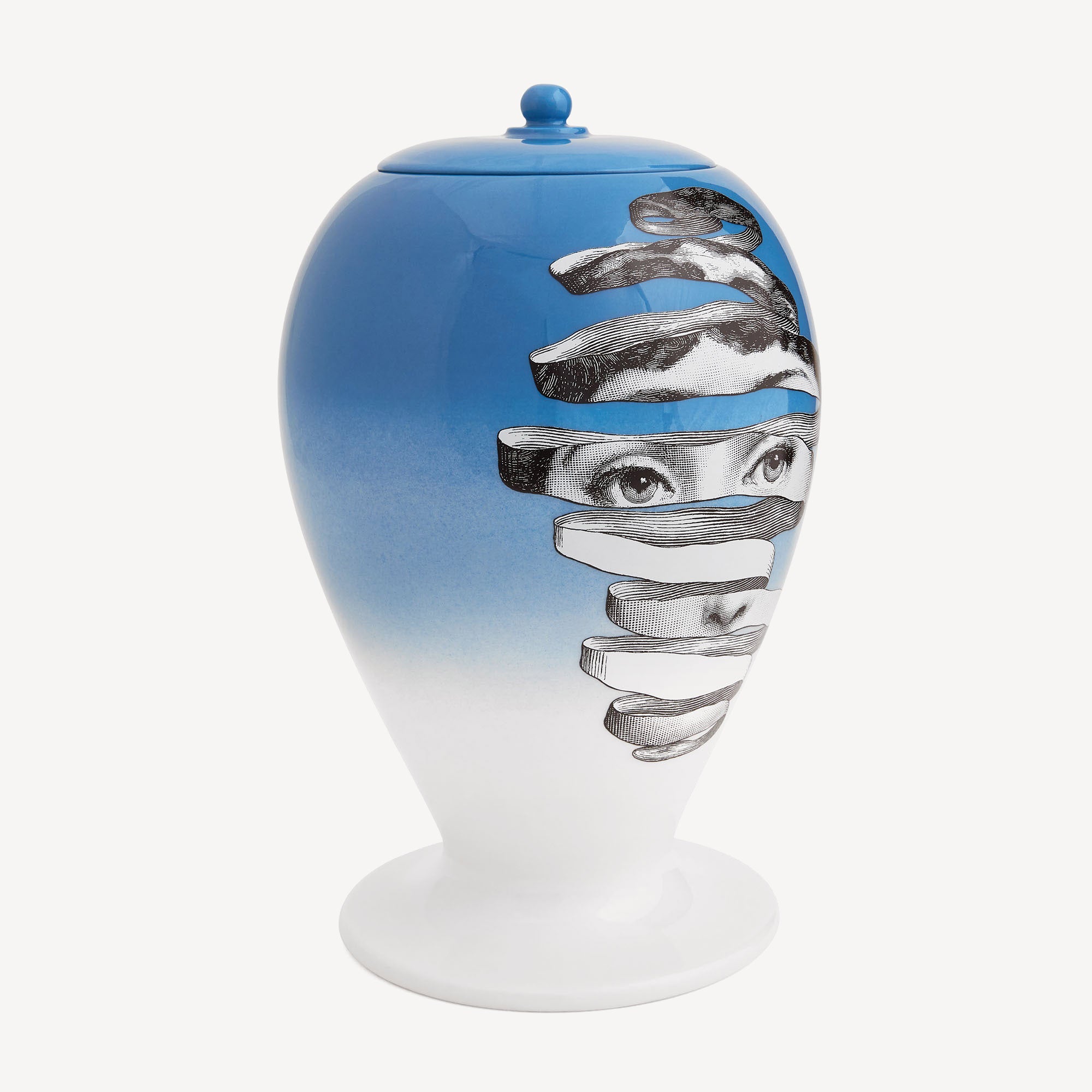 atelier-fornasetti-vase-melafisico-keramikvase-handbemalt image 2
