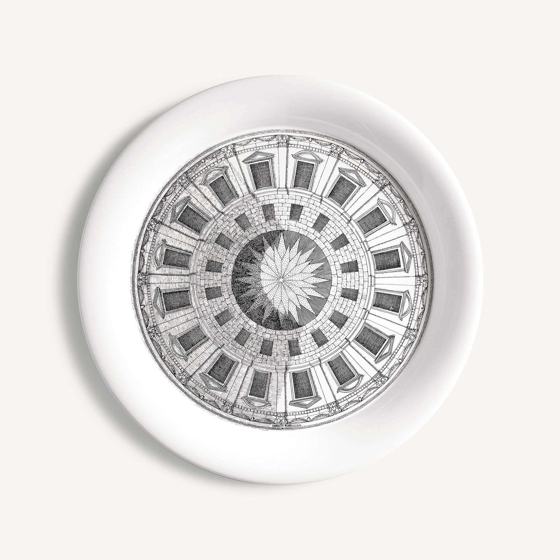 fornasetti-cortile-tablett-rund-serviertablett-hof image 1