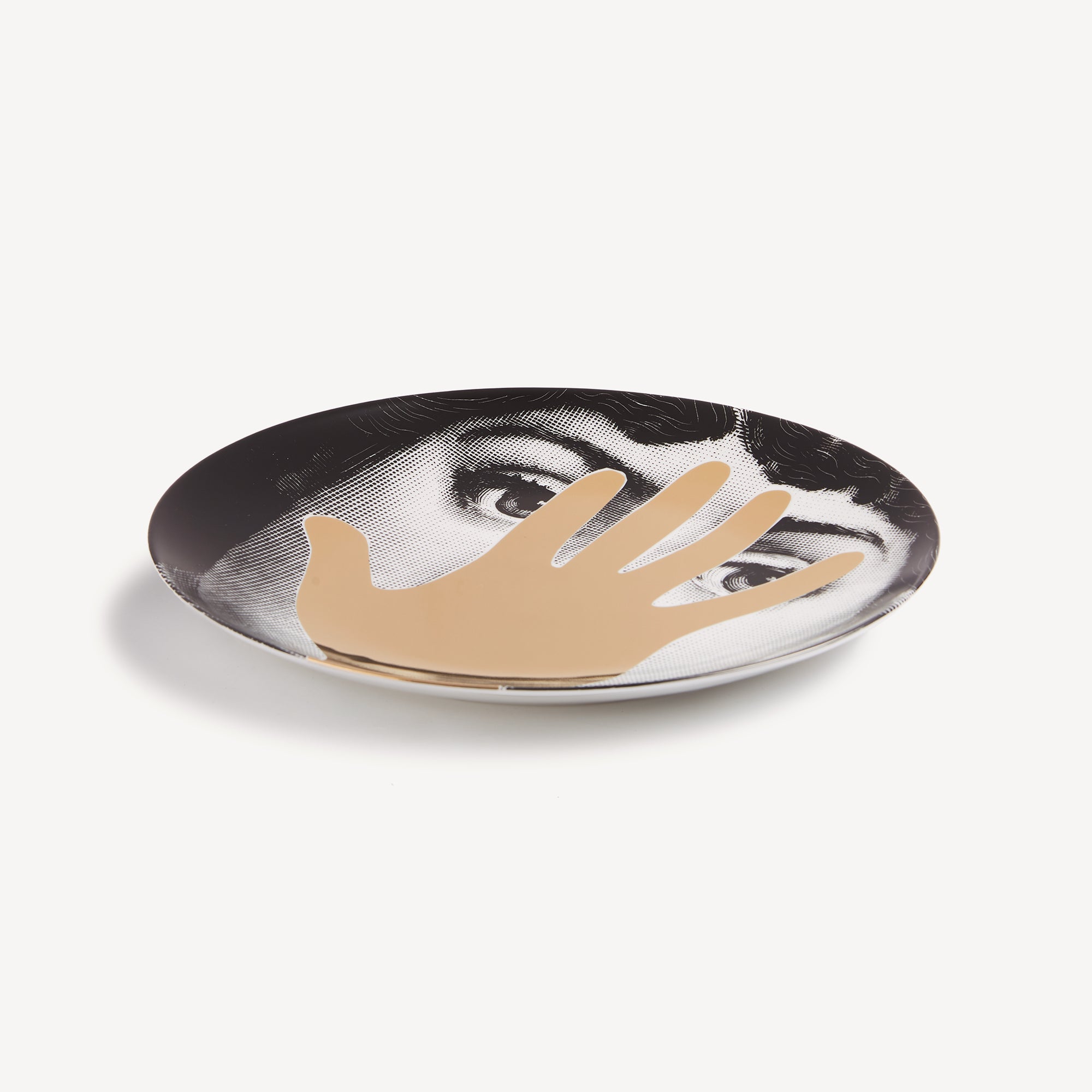 atelier-fornasetti-tema-e-variazioni-wandteller-n-16-porzellan-gold image 2