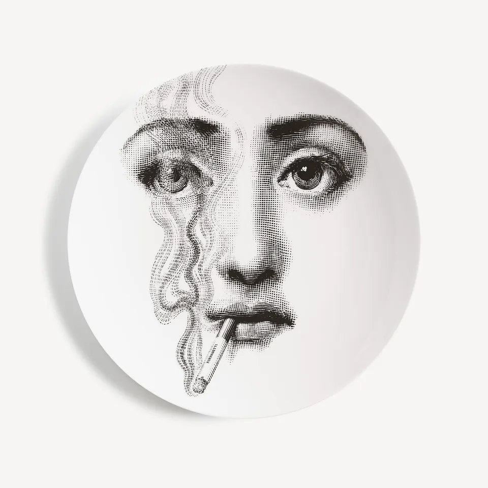 atelier-fornasetti-tema-e-variazioni-wandteller-nr-81-porzellan image 1