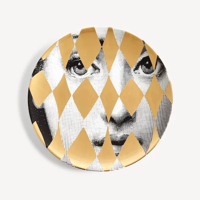 fornasetti-tema-e-variazioni-wandteller-n-368-porzellan-gold image 1