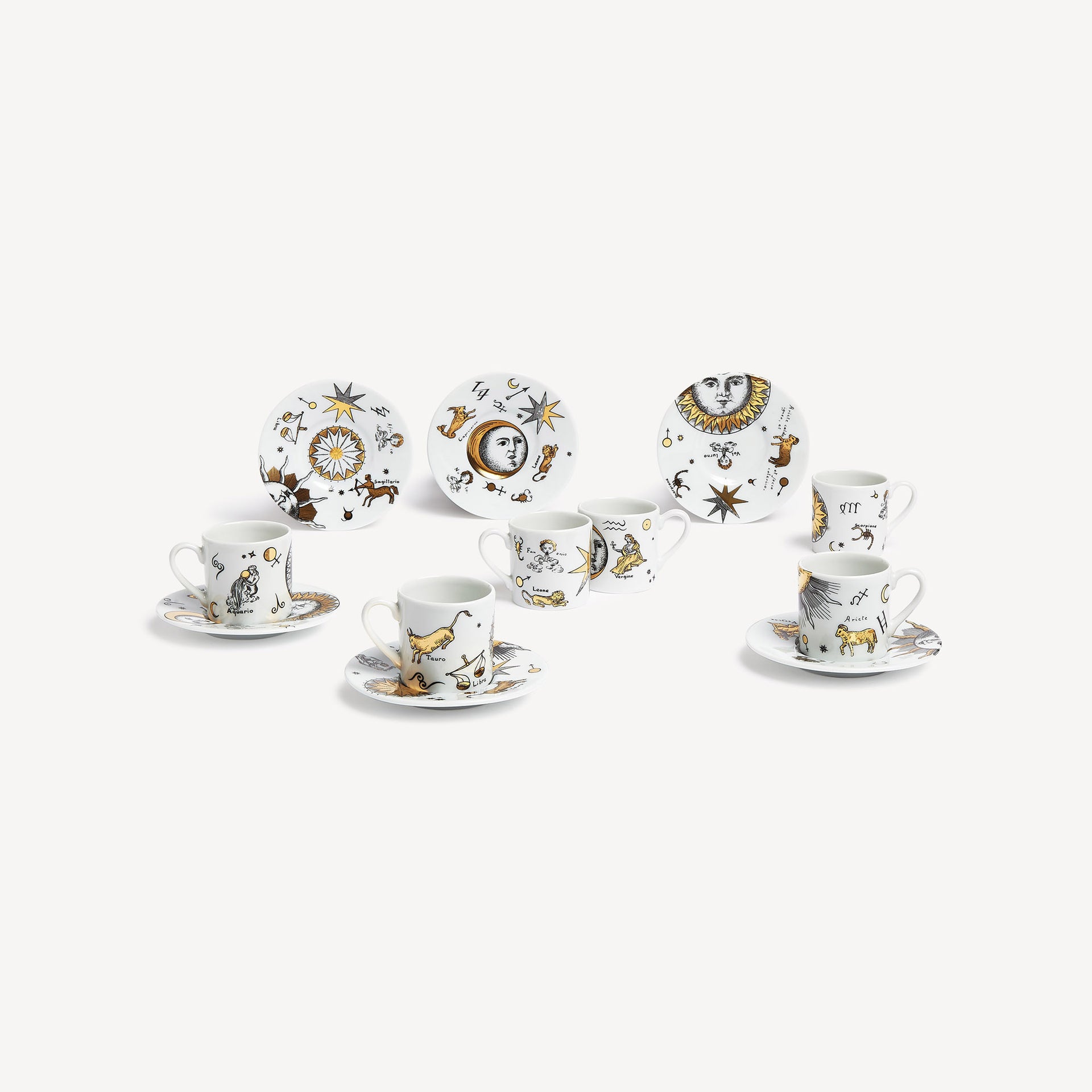 atelier-fornasetti-astronomici-espressotassen-6er-set-porzellan image 1