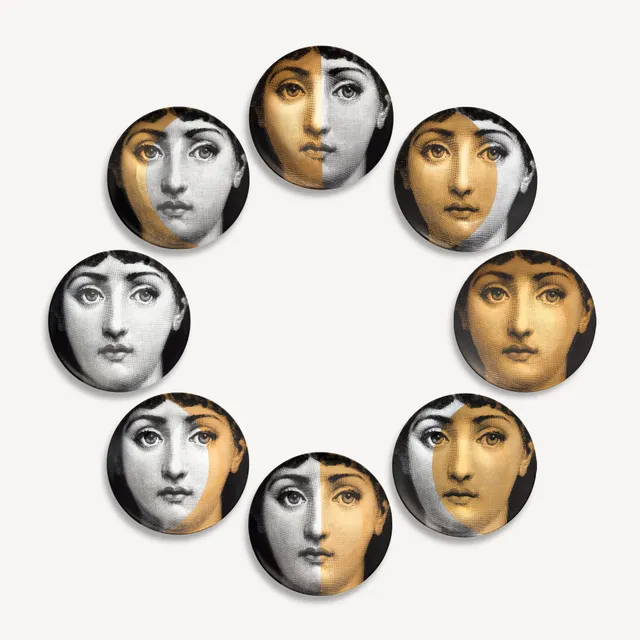 atelier-fornasetti-teller-set-fasi-lunari-8-porzellanteller image 1